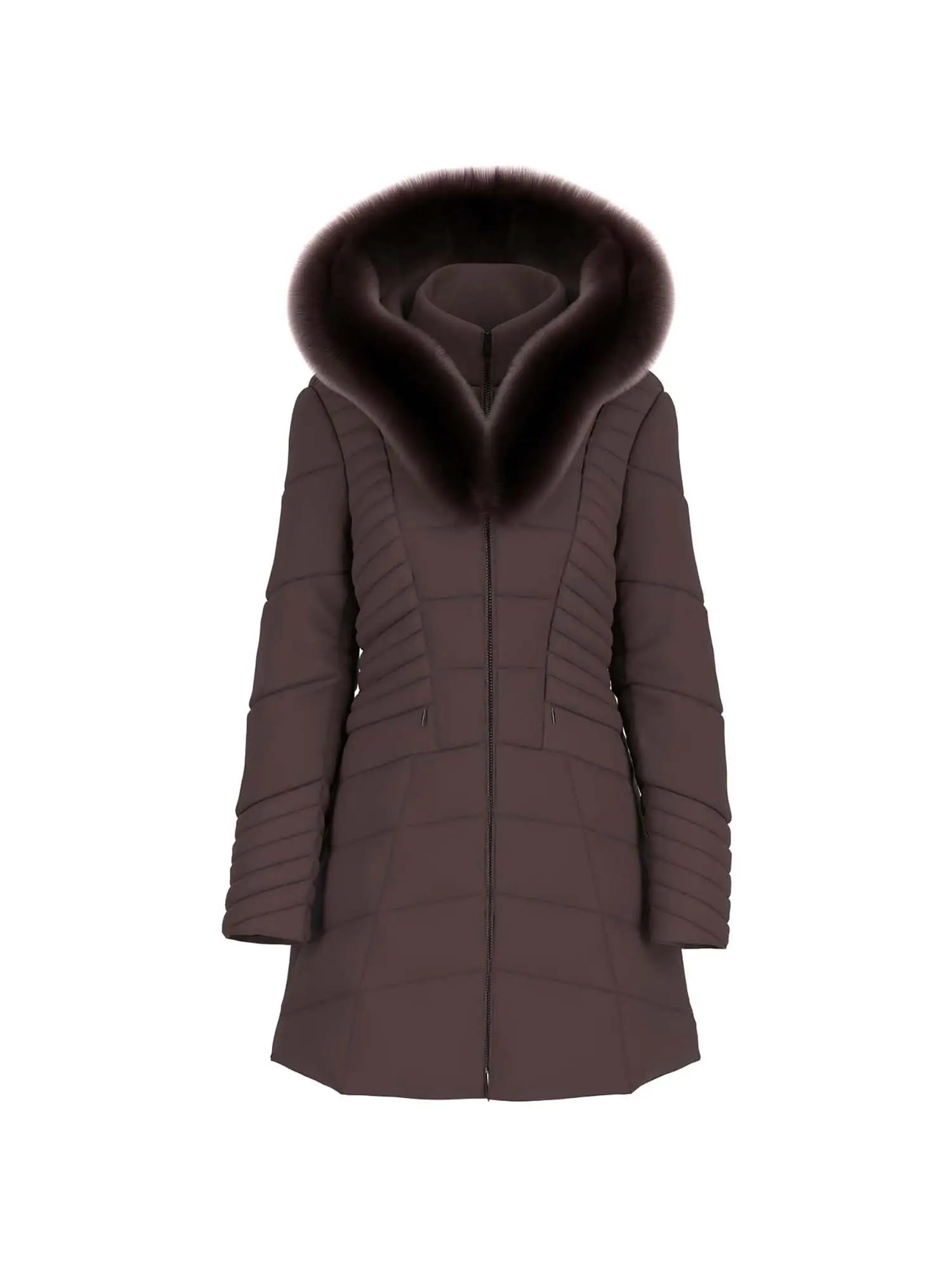 GIUBBOTTO DONNA - GUESS APPAREL - W4BL61 WGLZ0 - MARRONE, L