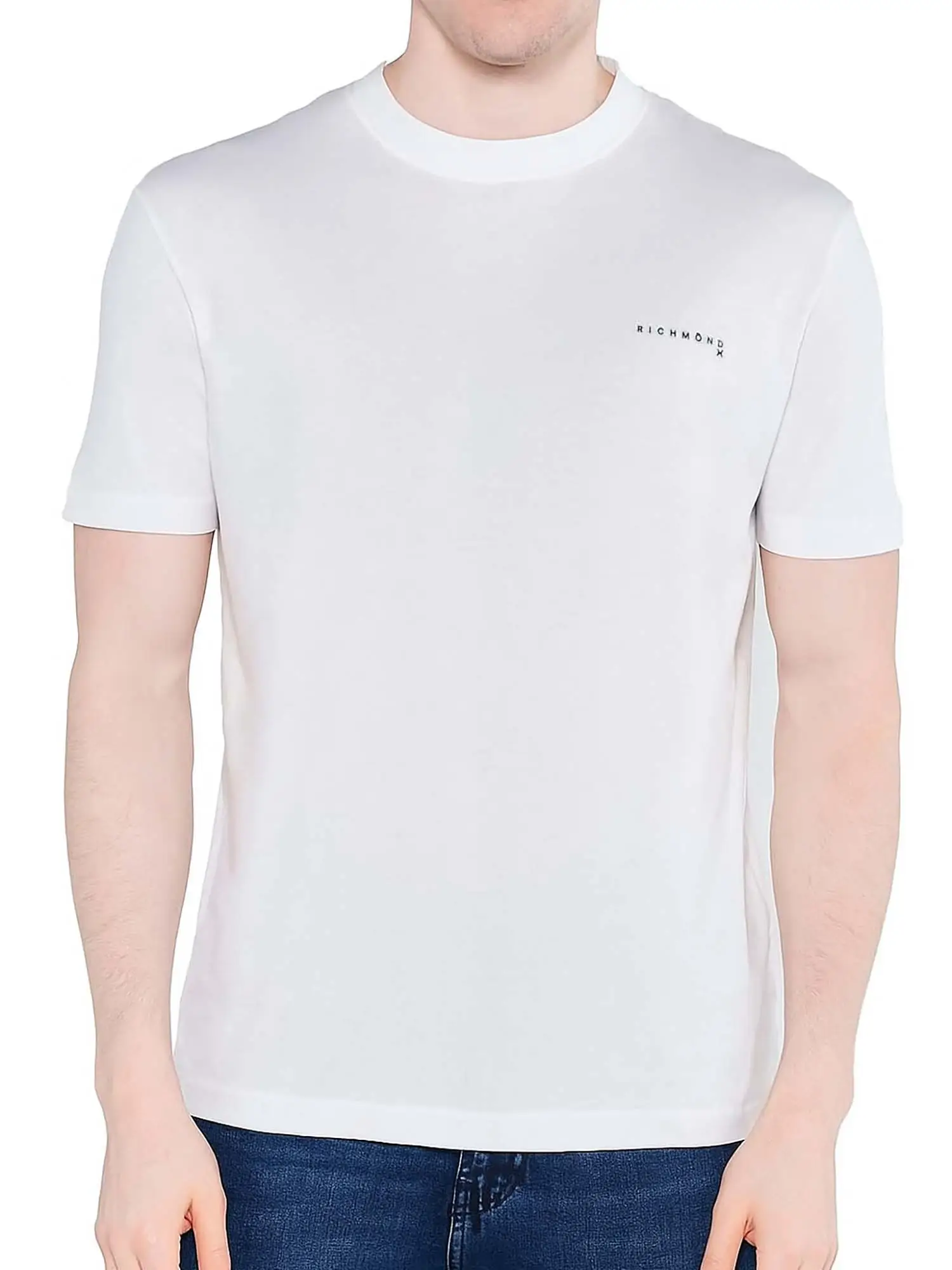 T-SHIRT UOMO - JOHN RICHMOND - UMA25045TS - BIANCO, S