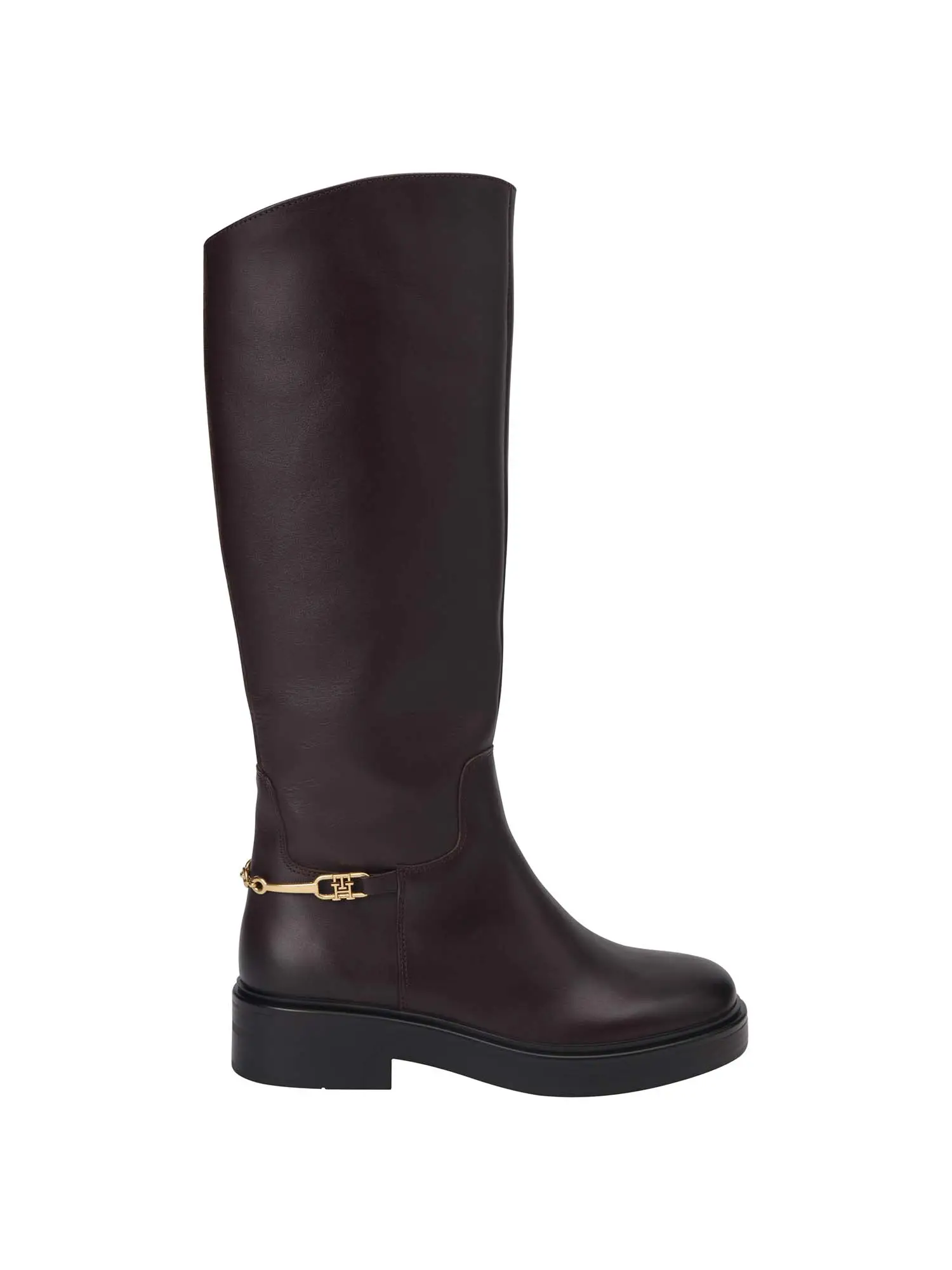 STIVALE DONNA - TOMMY HILFIGER - FW0FW08863 - MARRONE, 39