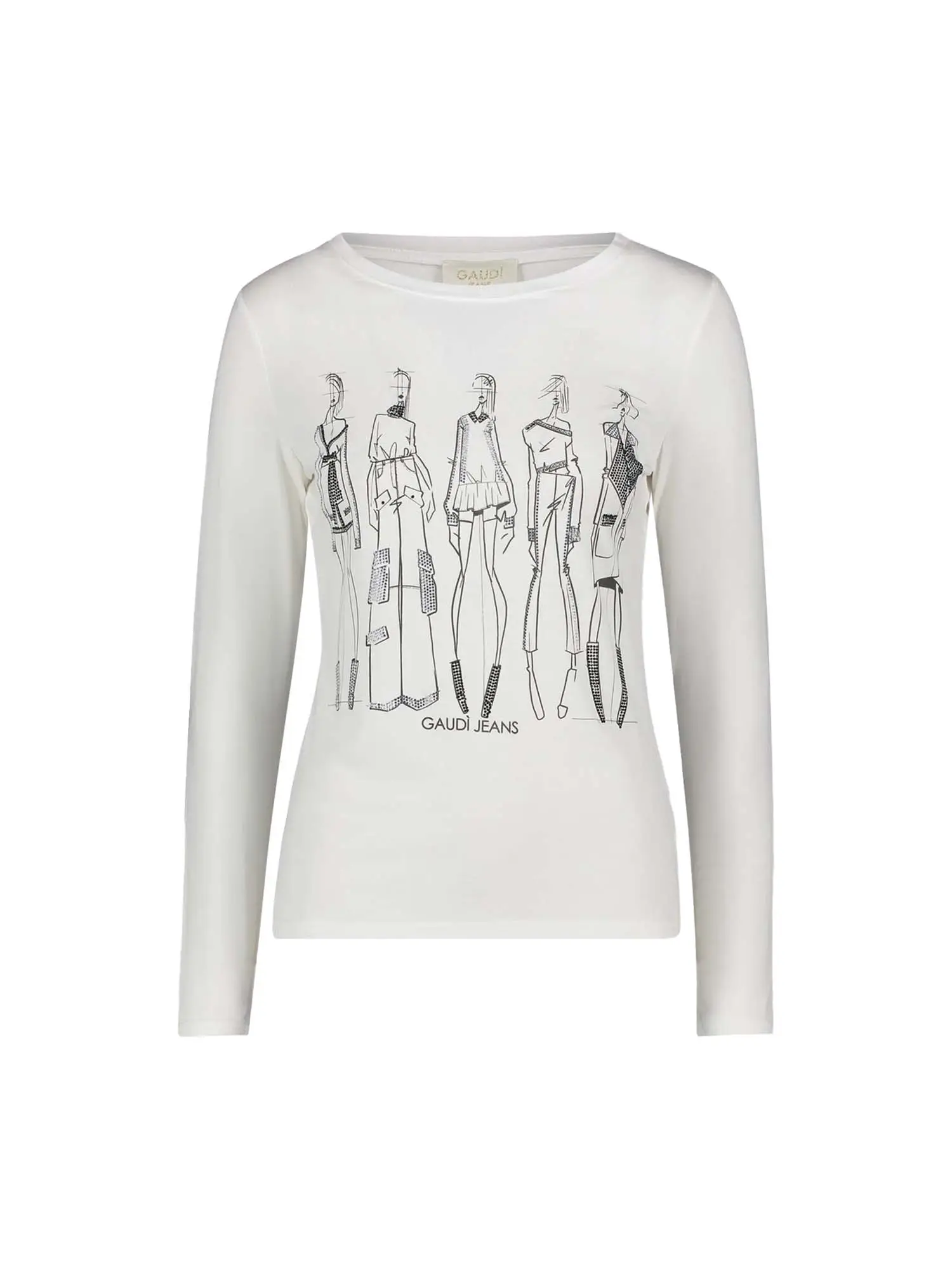 T-SHIRT DONNA - GAUDI JEANS - 521BD64037 - BIANCO, XL