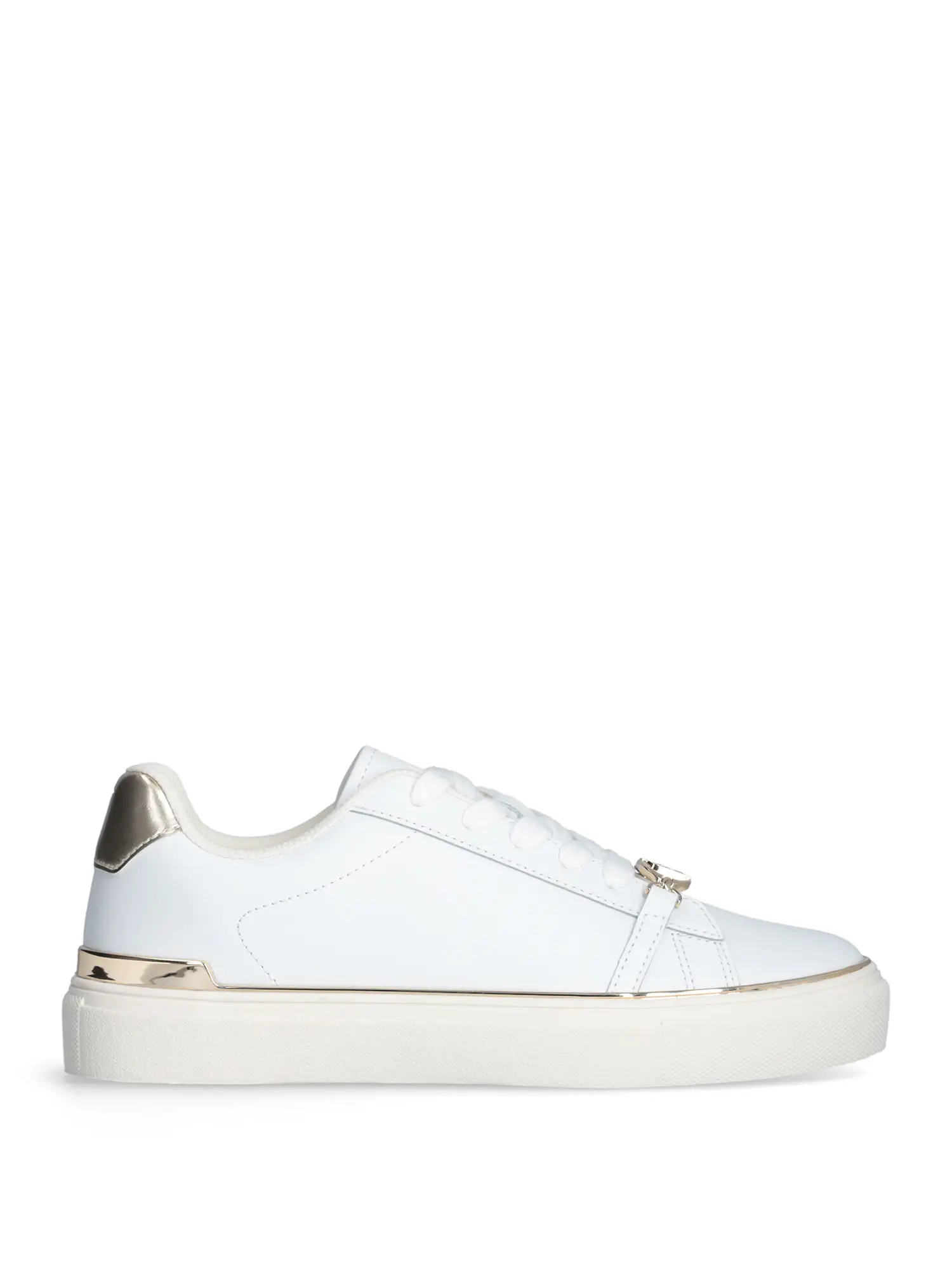 SNEAKERS DONNA - LIU-JO - BF5063PX026 - BIANCO/ORO, 39