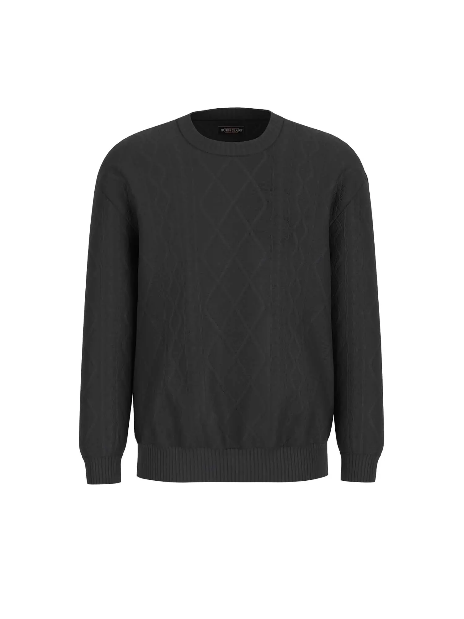 FELPA UOMO - GUESS JEANS - M5BR04 Z0561 - NERO, S