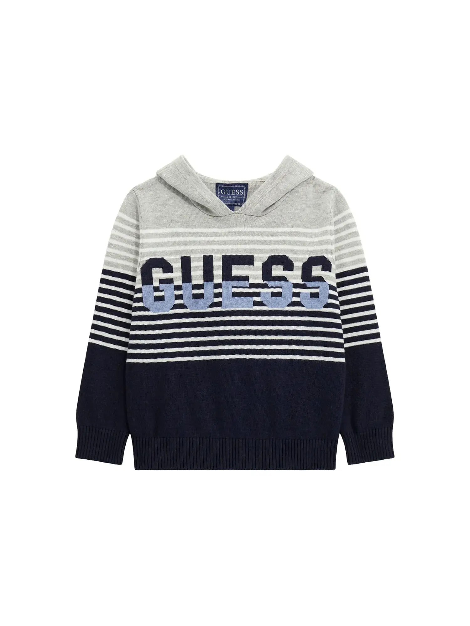 FELPA BAMBINO - GUESS KIDS - N5BR07 Z2BB0 - BLU/GRIGIO, 6A