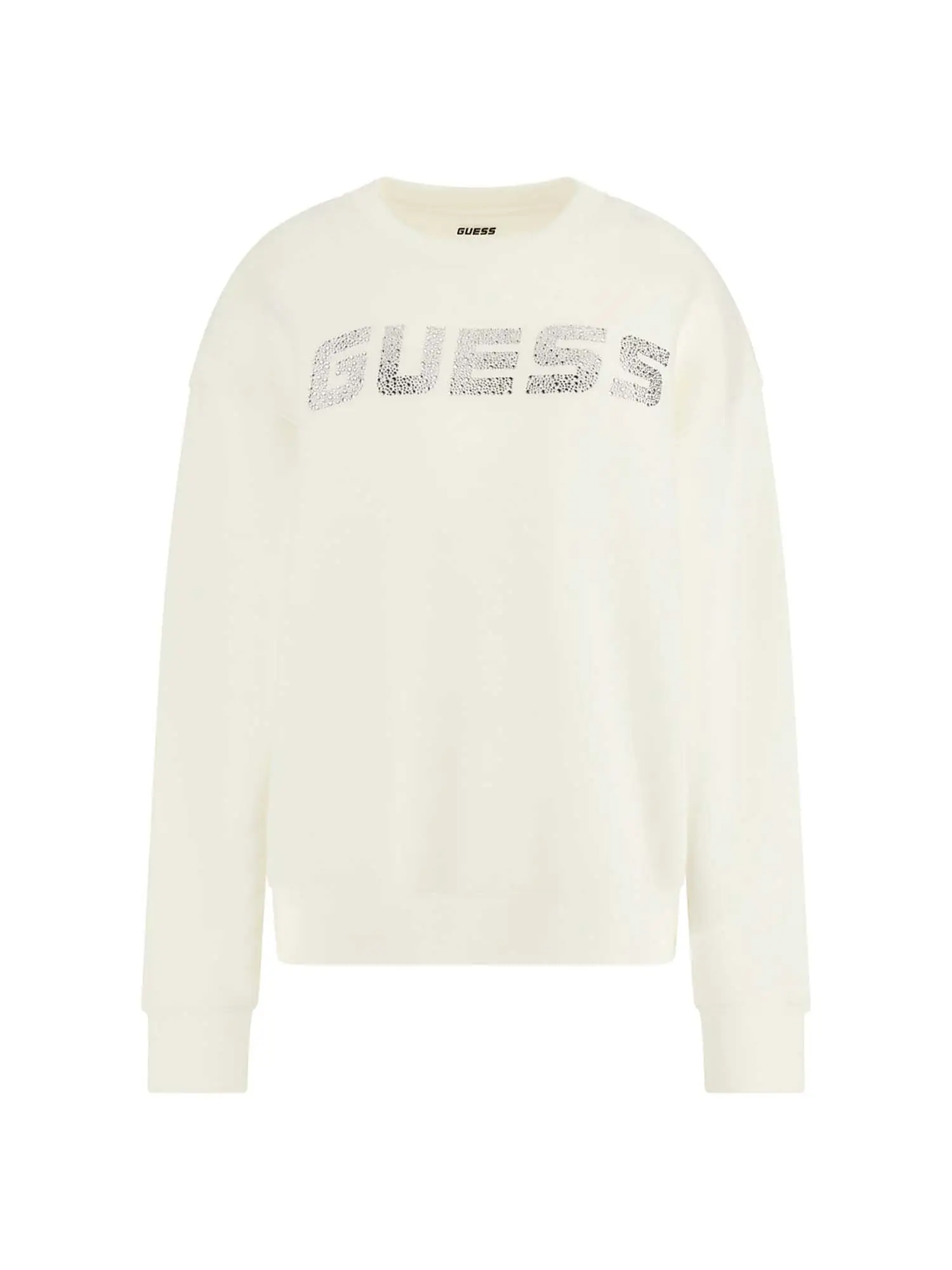 FELPA DONNA - GUESS ATHLEISURE - V4BQ15 K7UW2 - BIANCO, S