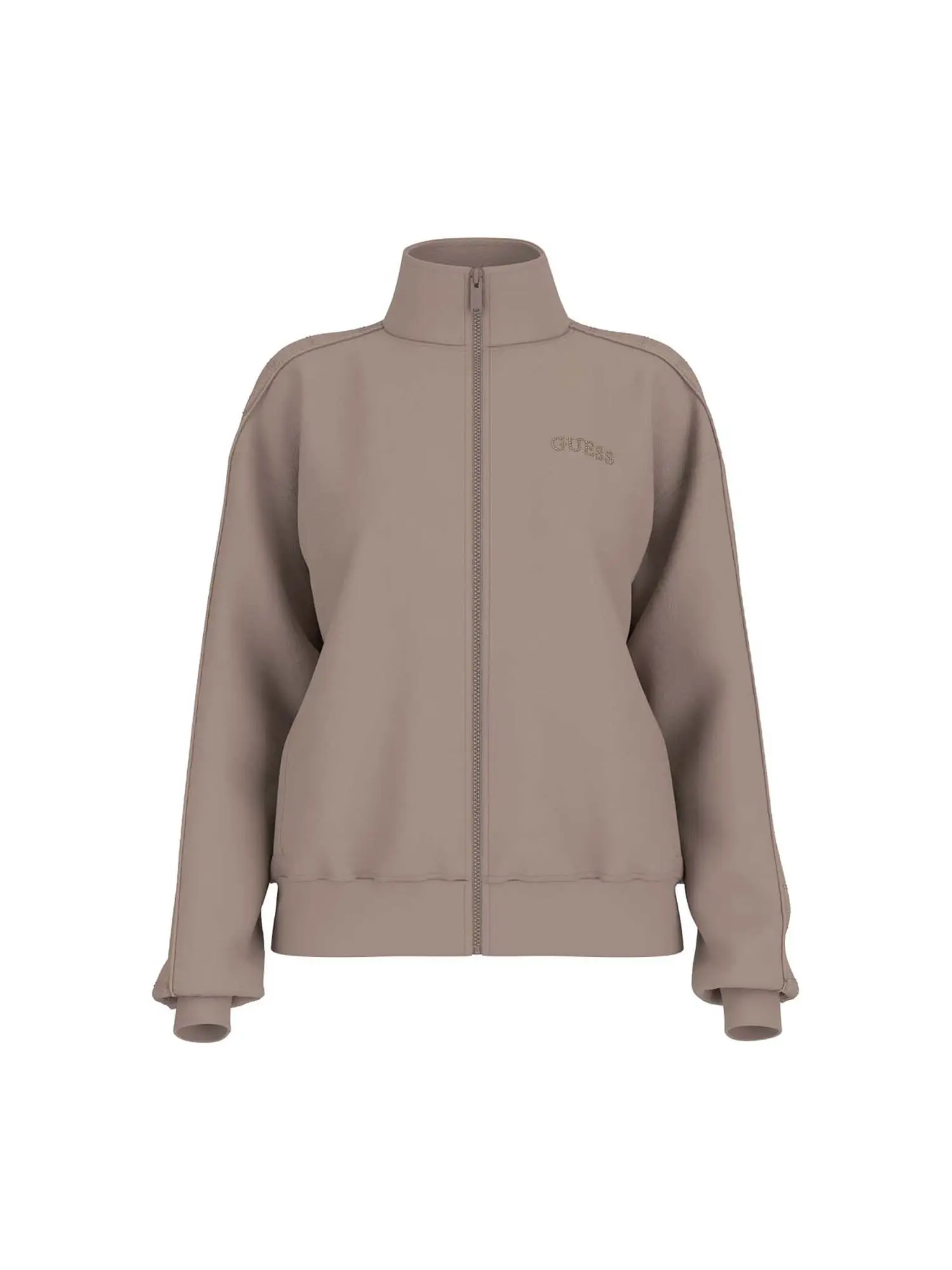 FELPA DONNA - GUESS ATHLEISURE - V5BQ15 KCX22 - TAUPE, M