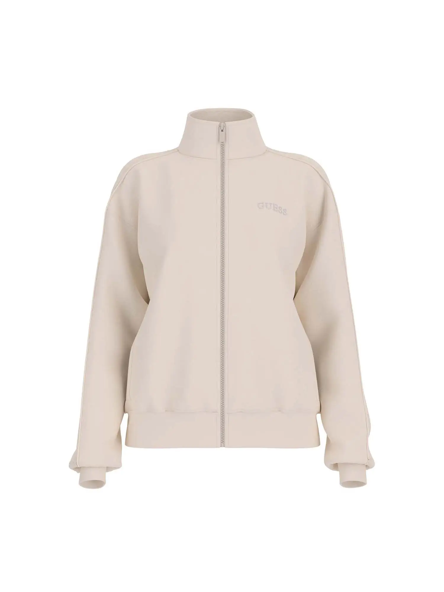 FELPA DONNA - GUESS ATHLEISURE - V5BQ15 KCX22 - VANIGLIA, XS