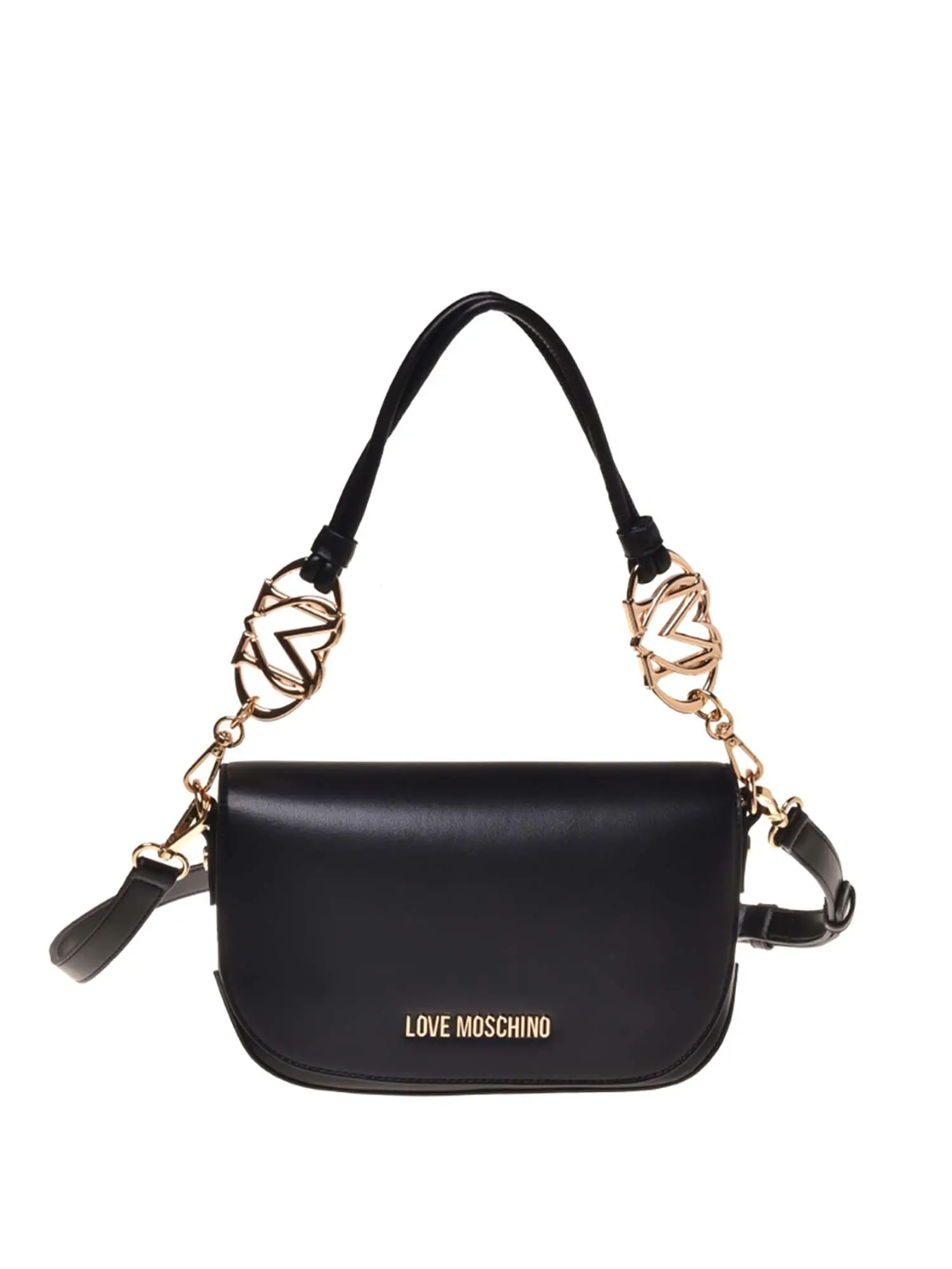 BORSA A SPALLA DONNA - LOVE MOSCHINO - JC4049PP1NLF0 - NERO, UNICA