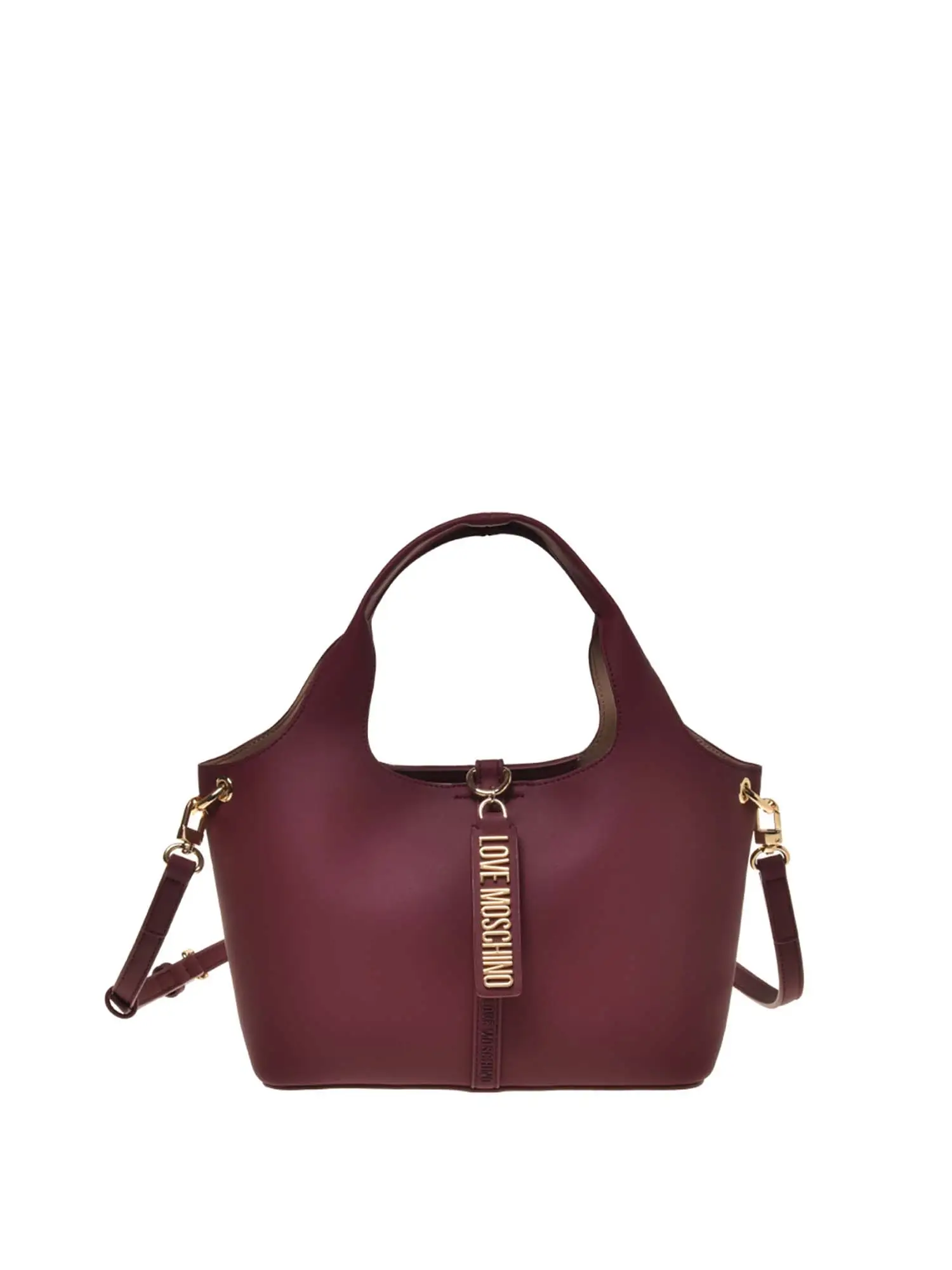 BORSA A MANO DONNA - LOVE MOSCHINO - JC4174PP1NLV0 - BORDEAUX, UNICA