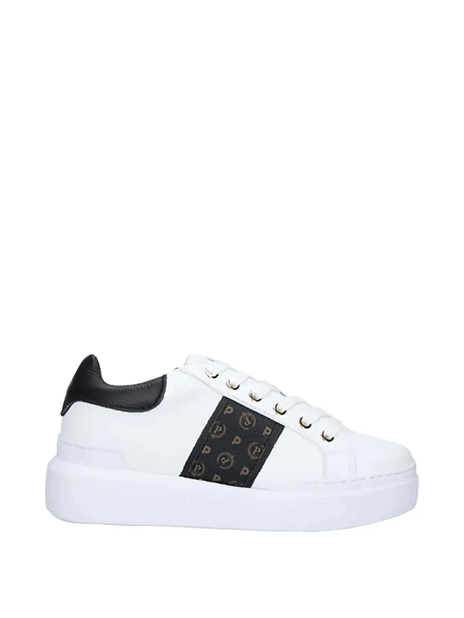 SNEAKERS DONNA - POLLINI - TA15034G07Q1A - NERO/BIANCO, 39