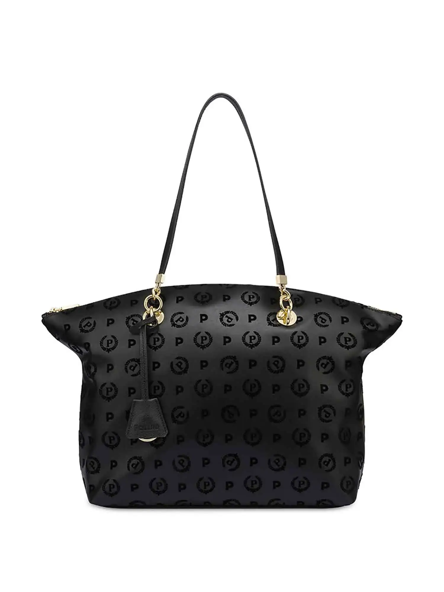 BORSA A SPALLA DONNA - POLLINI - TE8408PP02Q29 - NERO/NERO, UNICA
