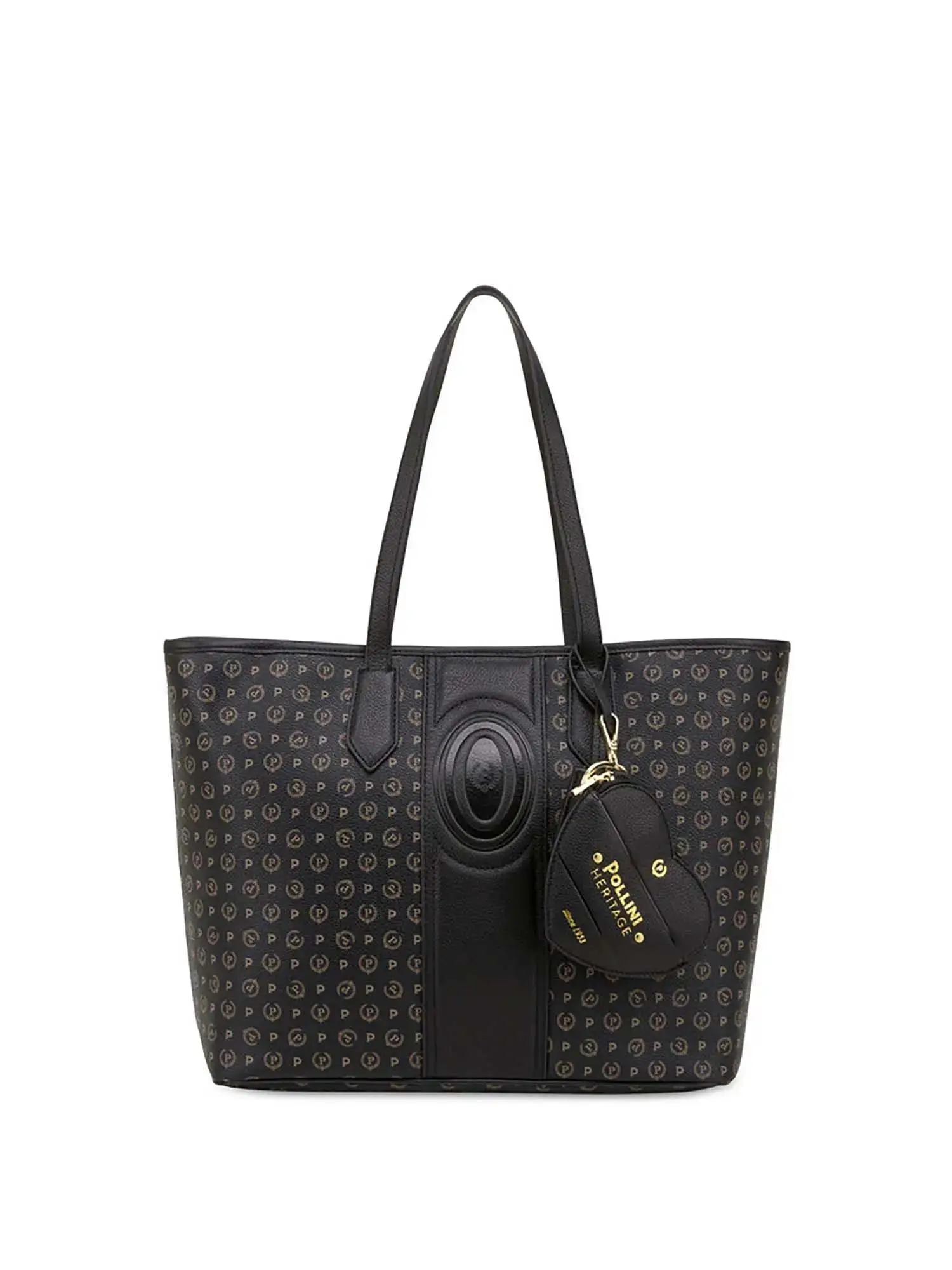 BORSA A SPALLA DONNA - POLLINI - TE8427PP06Q1Z - NERO, UNICA