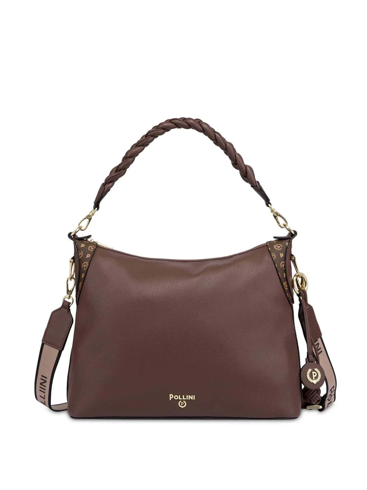 BORSA A SPALLA DONNA - POLLINI - SC4562PP1NSA1 - MARRONE, UNICA