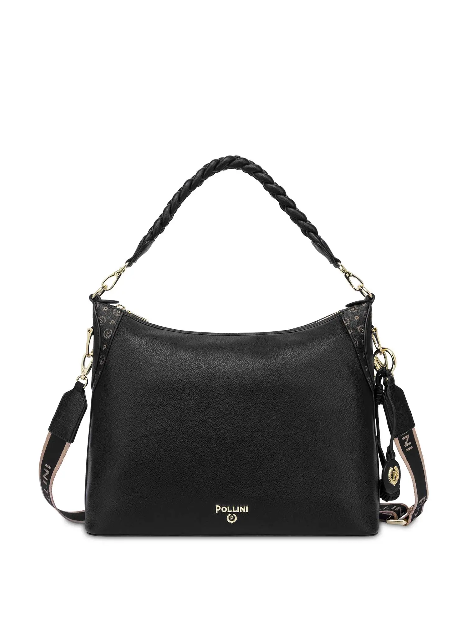 BORSA A SPALLA DONNA - POLLINI - SC4562PP1NSA1 - NERO, UNICA