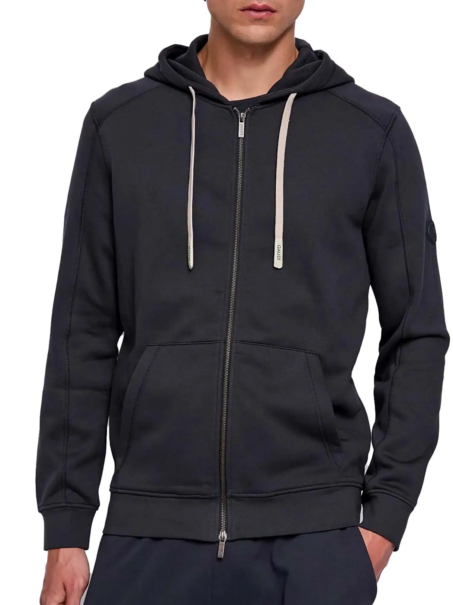 FELPA UOMO - GAUDI UOMO - 521GU64001 - NERO, M