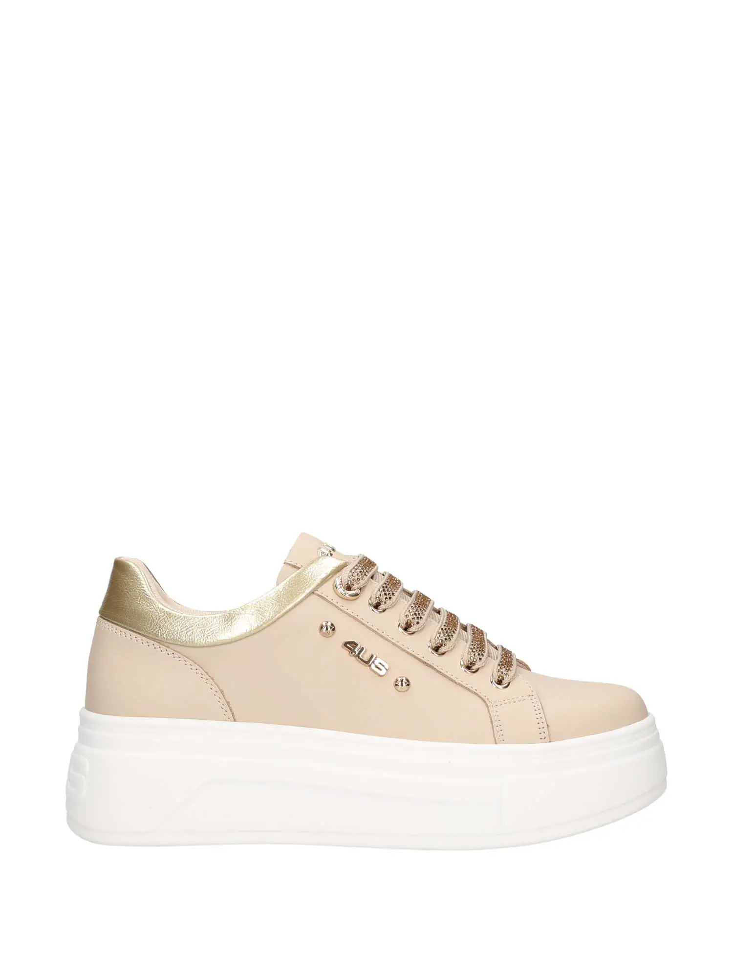SNEAKERS DONNA - 4US PACIOTTI - 4BV141 - BEIGE, 37