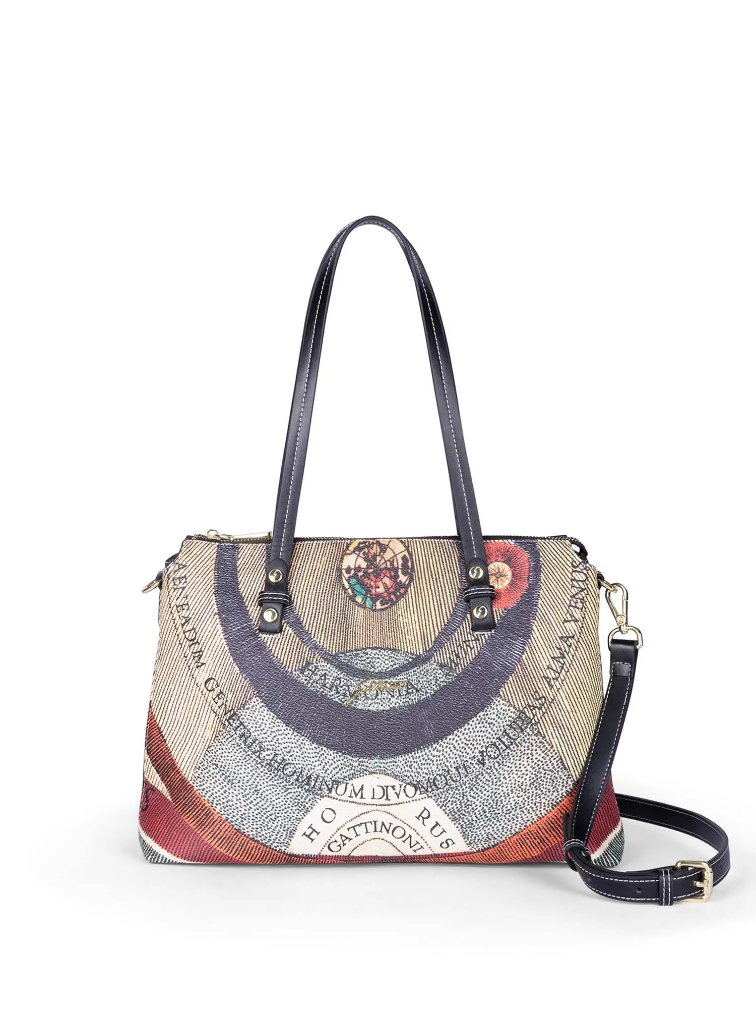 BORSA A MANO DONNA - GATTINONI - BIGPL8227WPQ - CLASSICO/NERO, UNICA