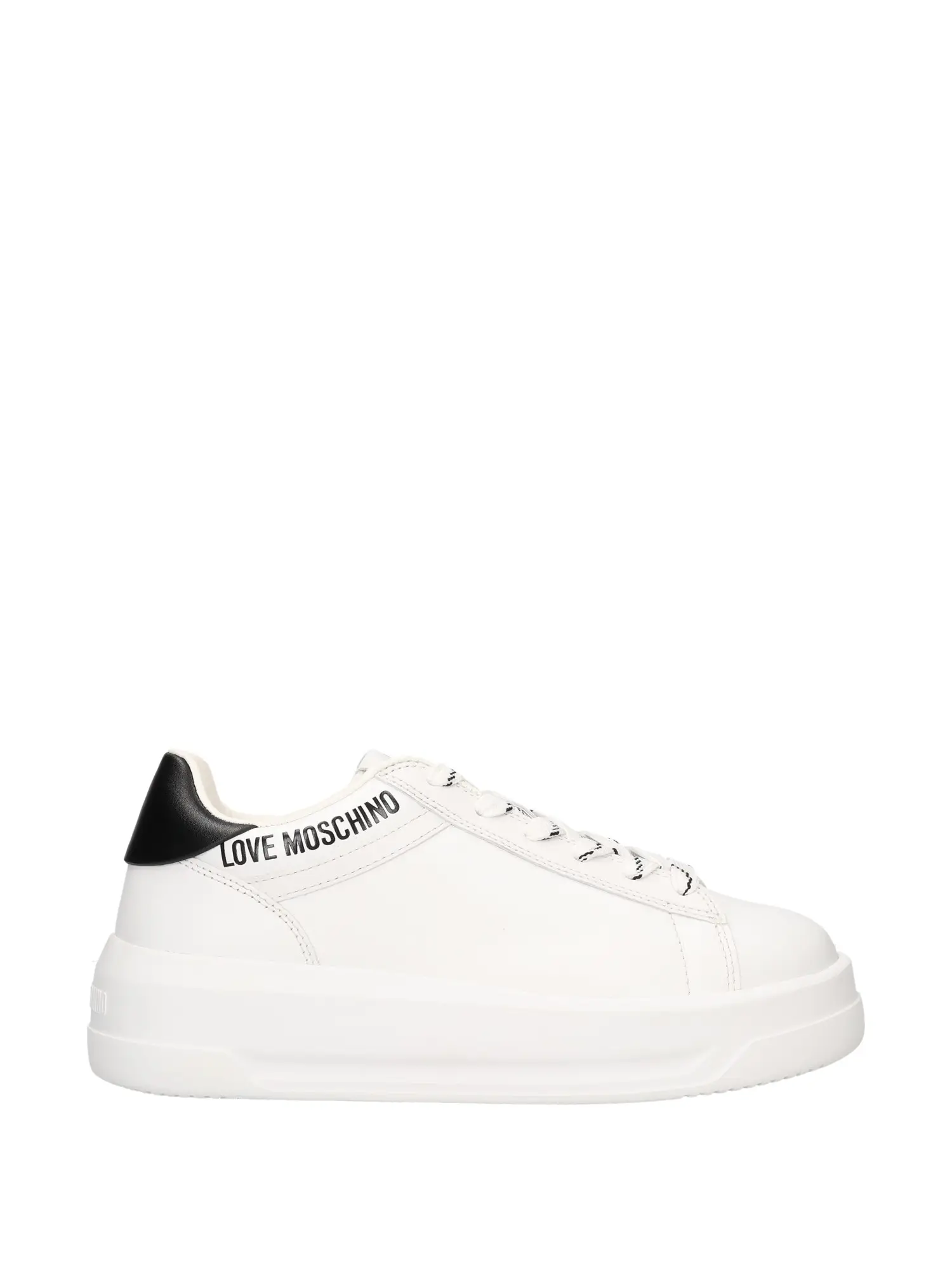 SNEAKERS DONNA - LOVE MOSCHINO - JA15525G1NIA1 - BIANCO/NERO, 39