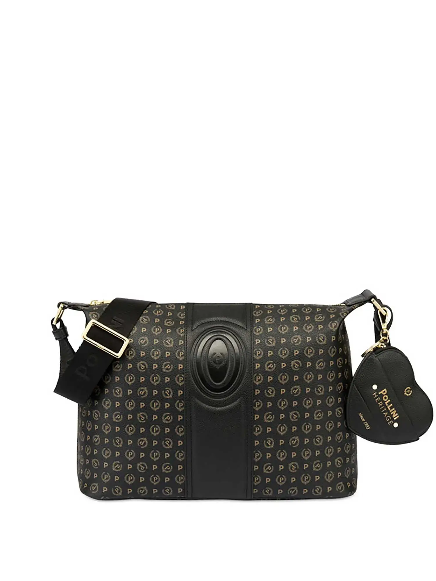 BORSA A SPALLA DONNA - POLLINI - TE8400PP02Q1Z - NERO, UNICA