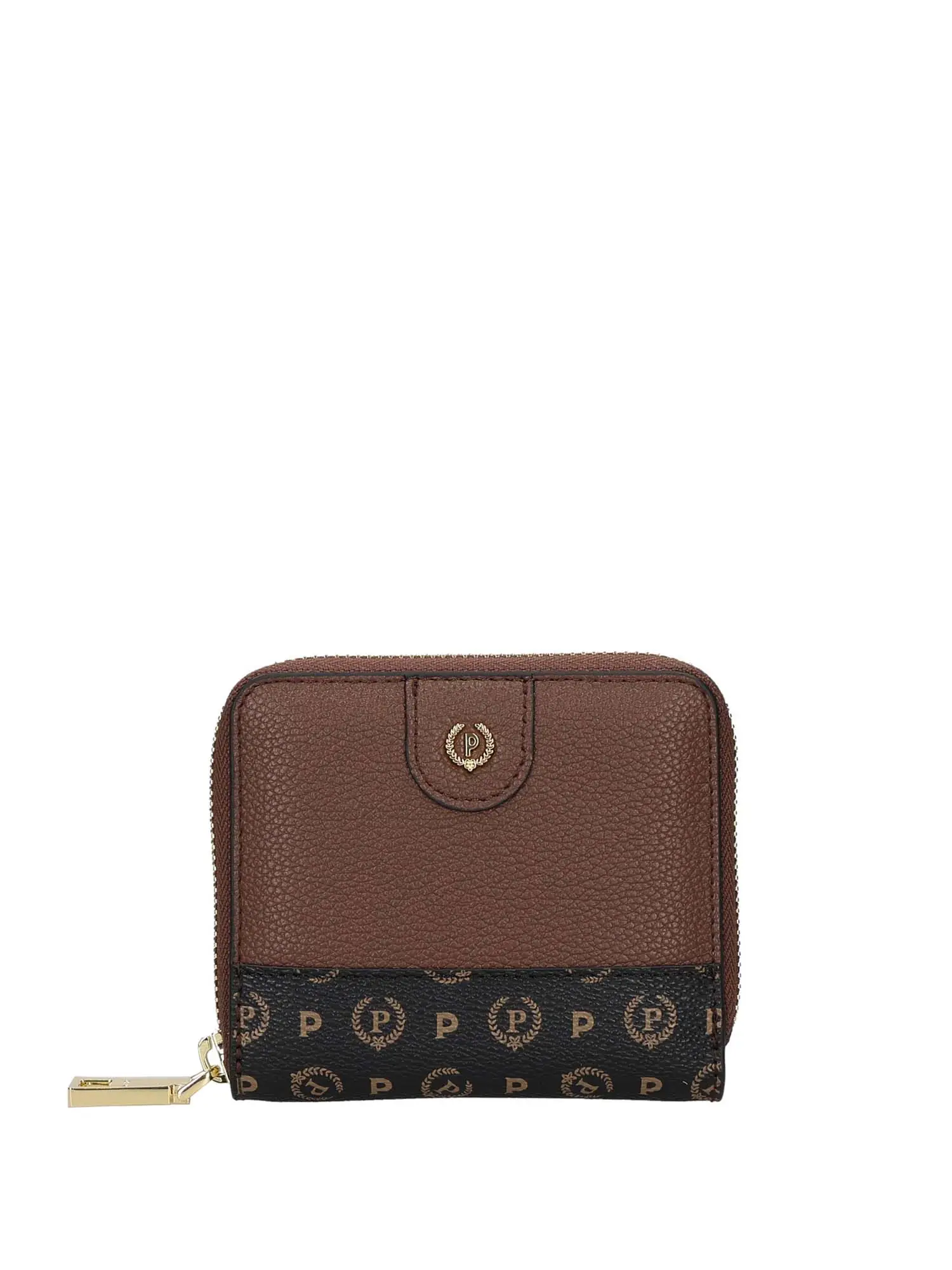 PORTAFOGLIO DONNA - POLLINI - SC5506PP1NSA1 - marrone/nero, UNICA