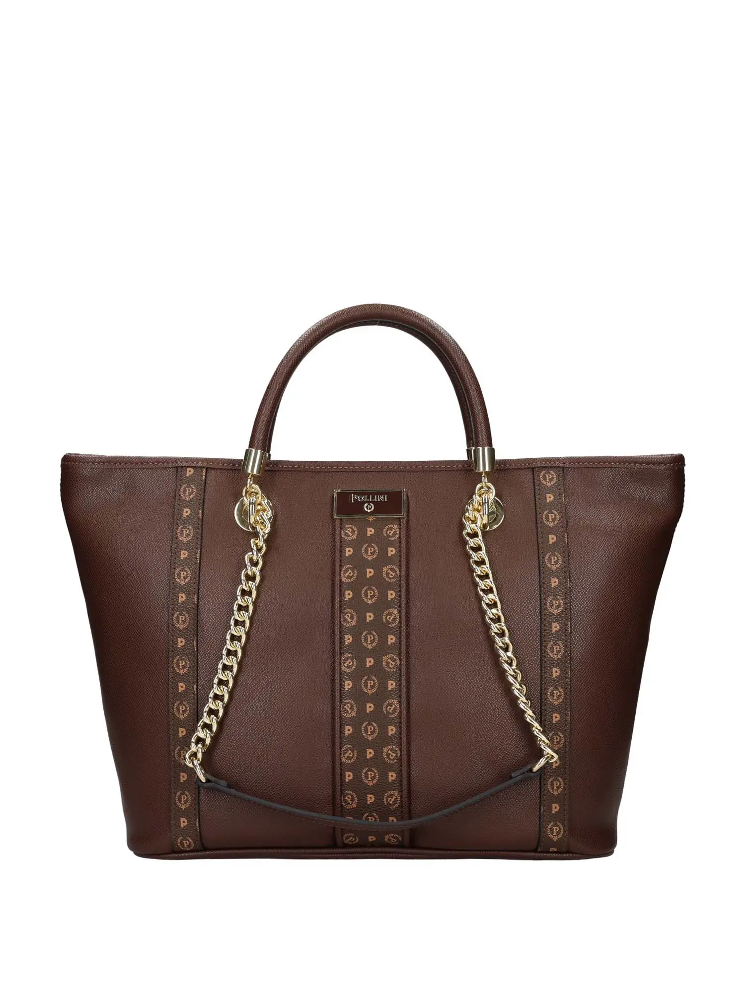 BORSA A MANO DONNA - POLLINI - SC4557PP1NSF1 - marrone/nero, UNICA