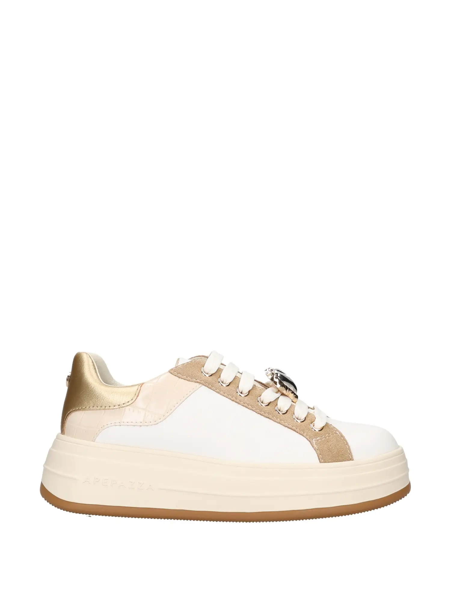 SNEAKERS DONNA - APE PAZZA - F5LIFTY16/COC - CREMA, 40