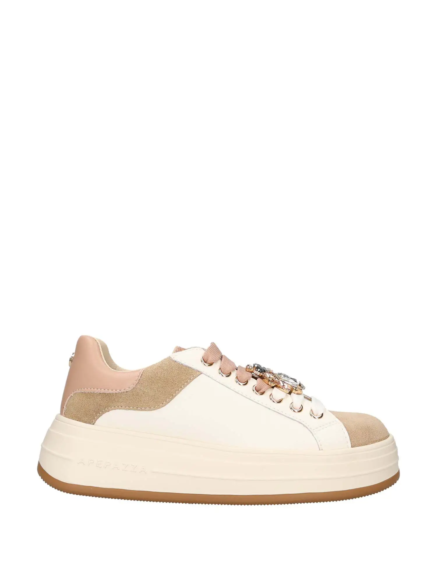 SNEAKERS DONNA - APE PAZZA - F5LIFTY16/LES - CREMA, 40