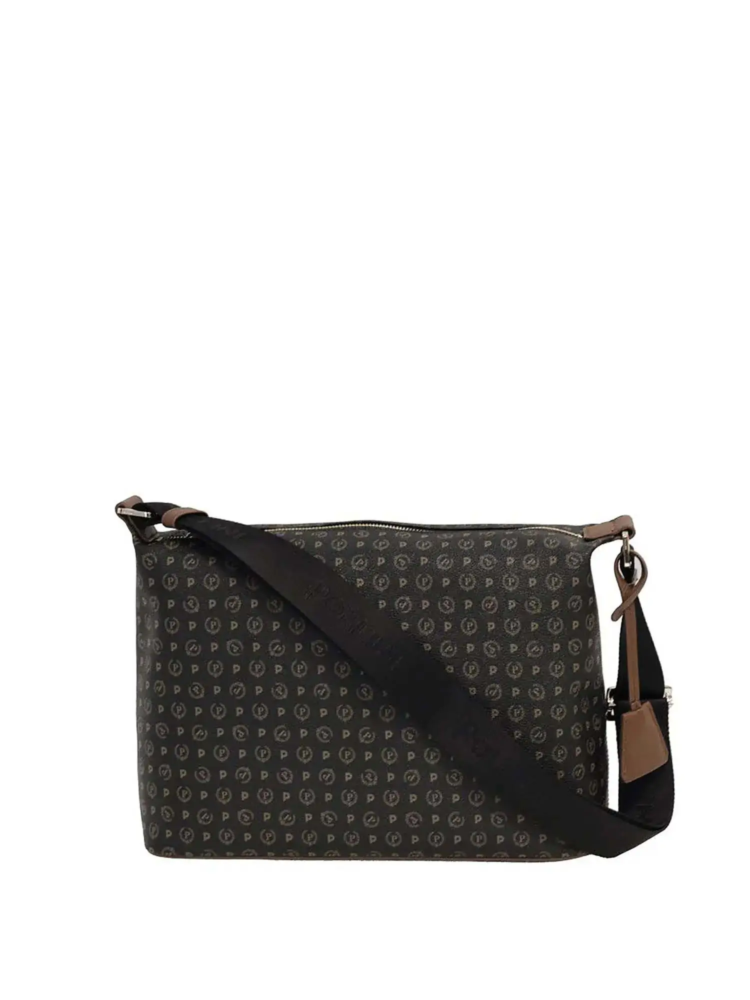 BORSA A SPALLA DONNA - POLLINI - TE8400PP02Q11 - NERO/MARRONE, UNICA