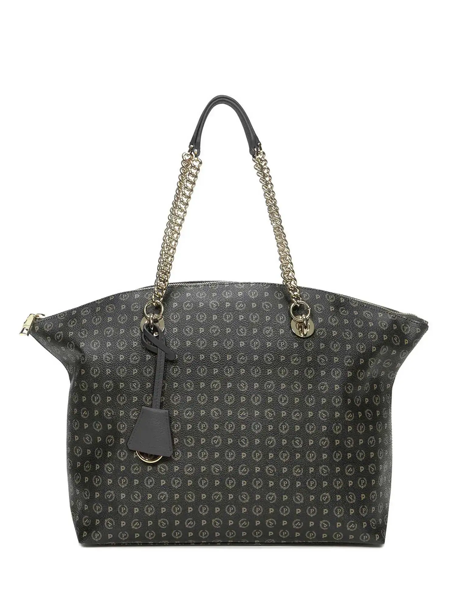 BORSA A SPALLA DONNA - POLLINI - TE8408PP02Q11 - NERO/NERO, UNICA