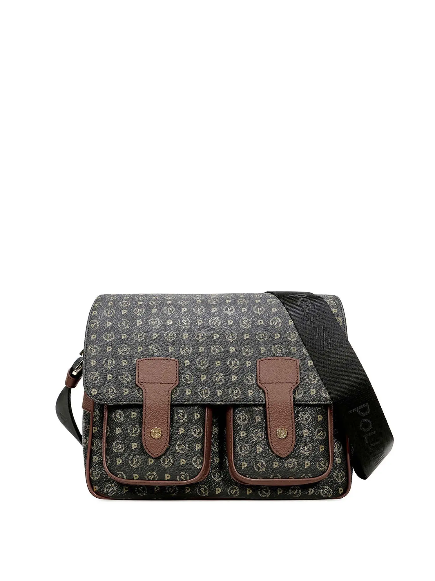 TRACOLLA DONNA - POLLINI - TE8421PP04Q11 - NERO/MARRONE, UNICA