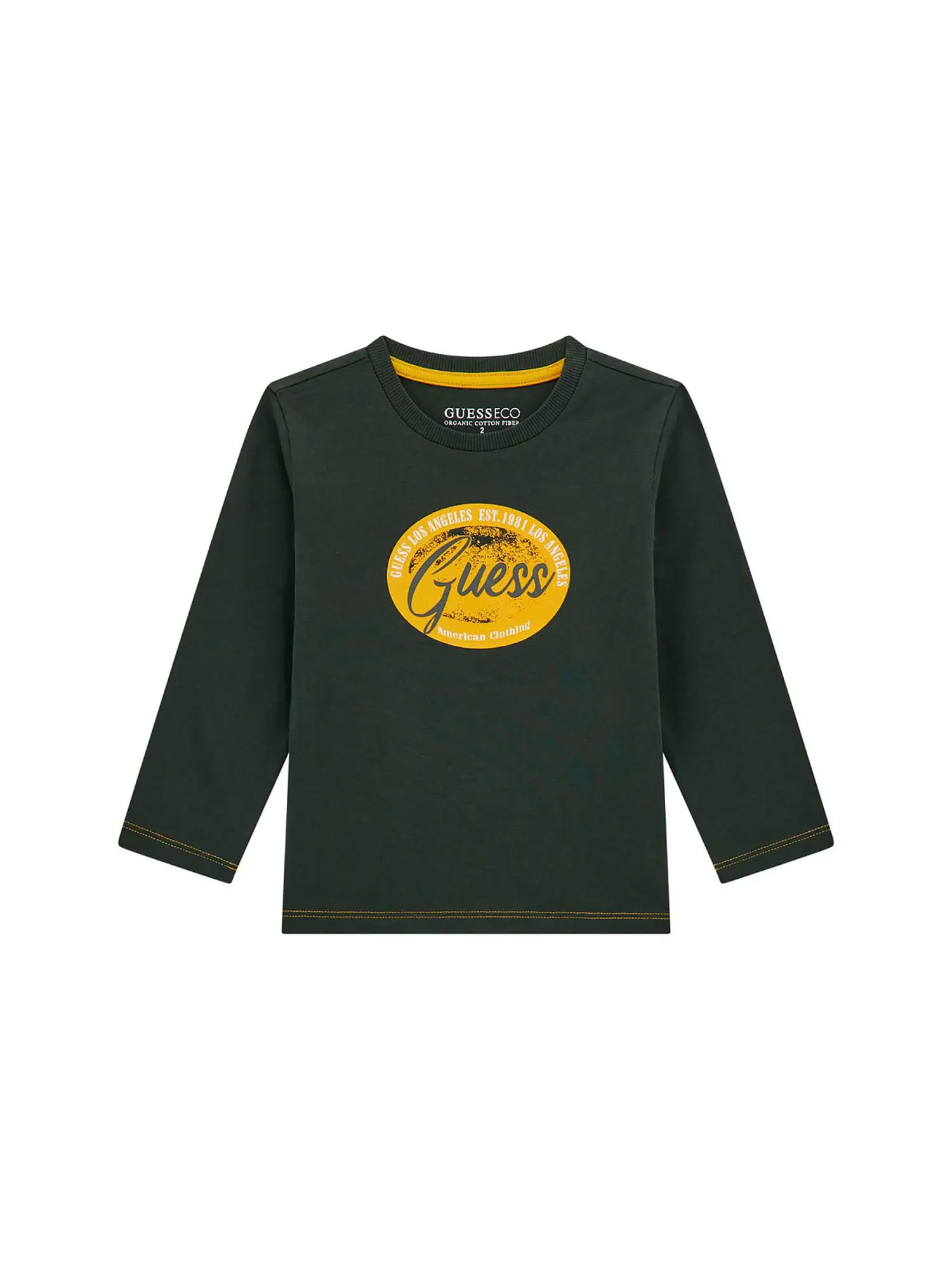 T-SHIRT BAMBINO - GUESS KIDS - N5BI11 I3Z14 - VERDE, 7A