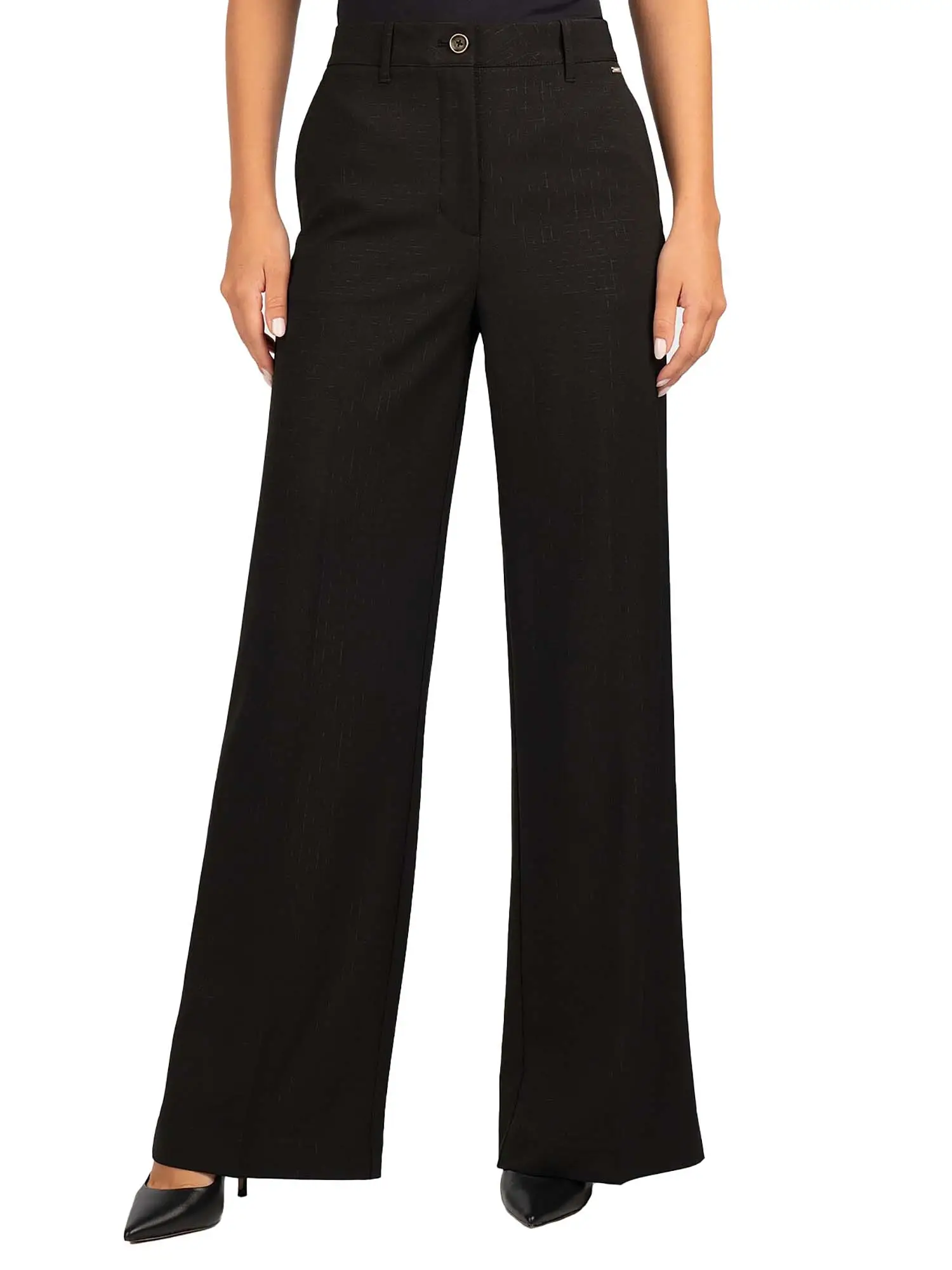 PANTALONE DONNA - GUESS APPAREL - W5YB04 WHD92 - NERO, M
