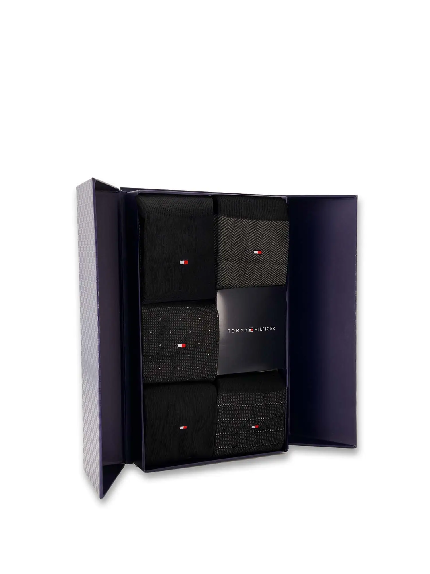 CALZE UOMO - TOMMY HILFIGER - 701235374 - NERO, 43/46