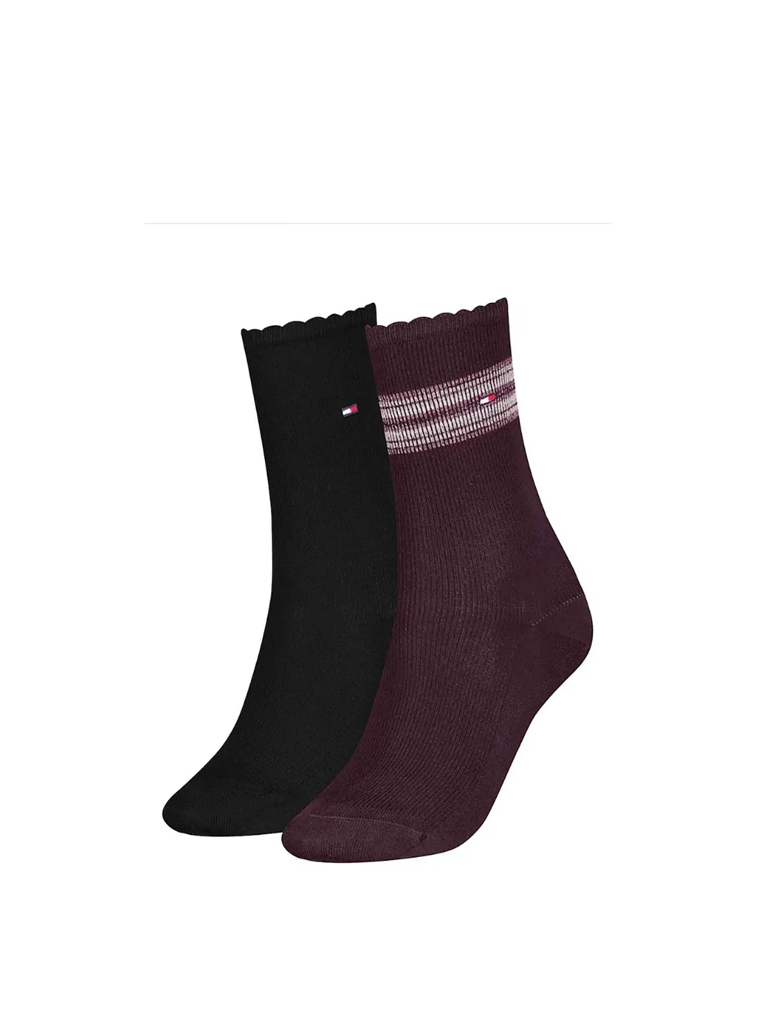 CALZE DONNA - TOMMY HILFIGER - 701236458 - BORDEAUX, 35/38