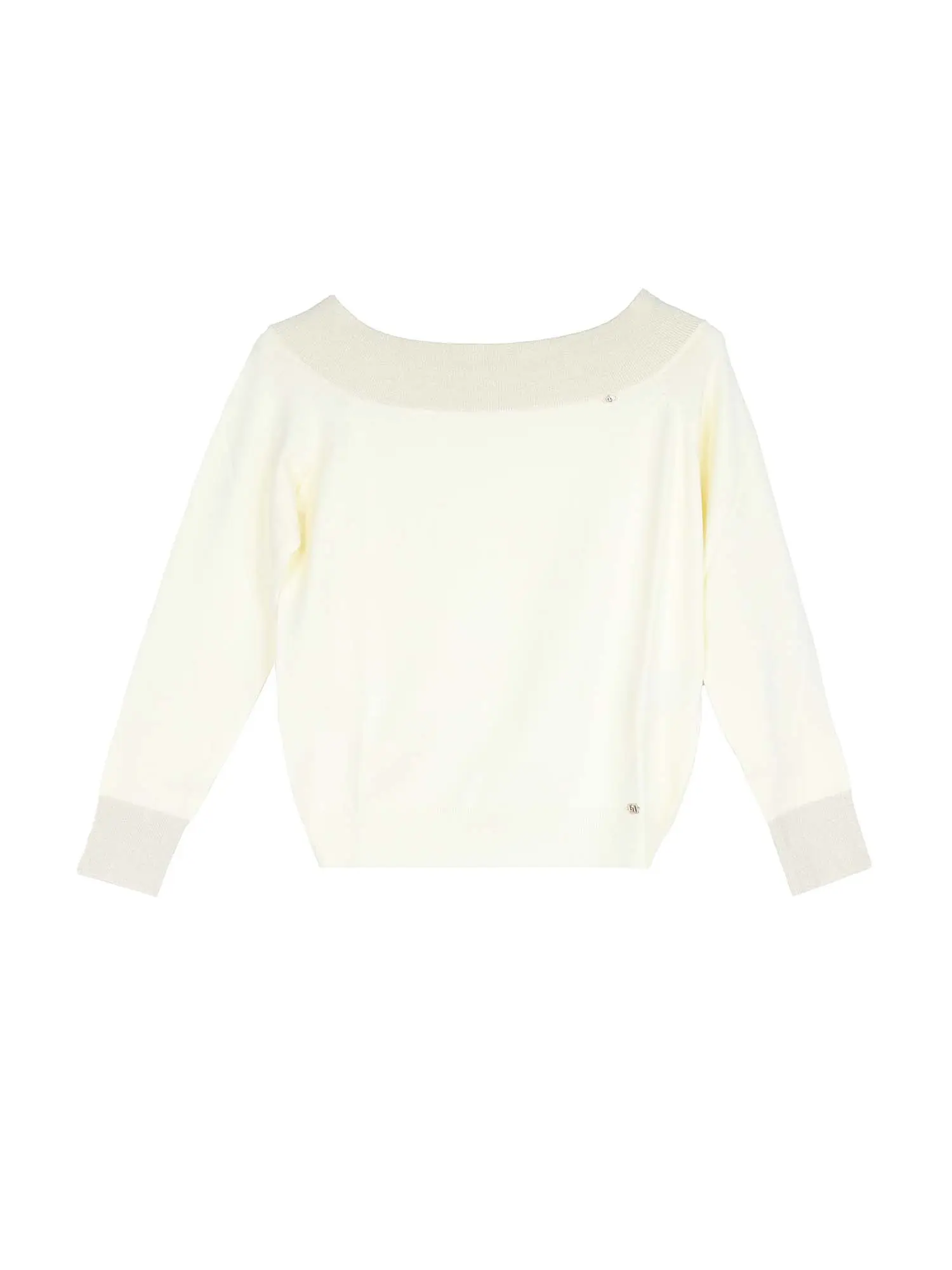 MAGLIA DONNA - GAUDI JEANS - 521BD53015 - BIANCO, L