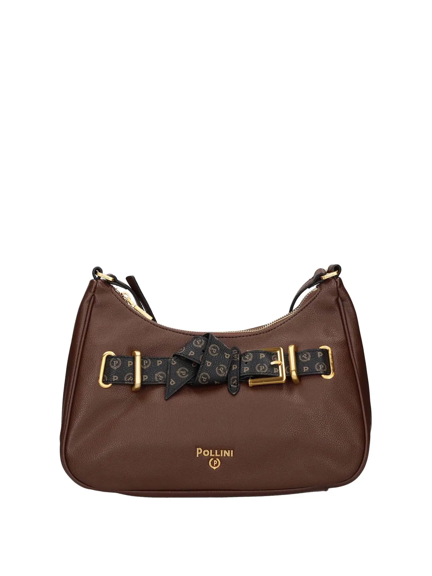 BORSA A MANO DONNA - POLLINI - SC4606PP0NSA1 - marrone/nero, UNICA