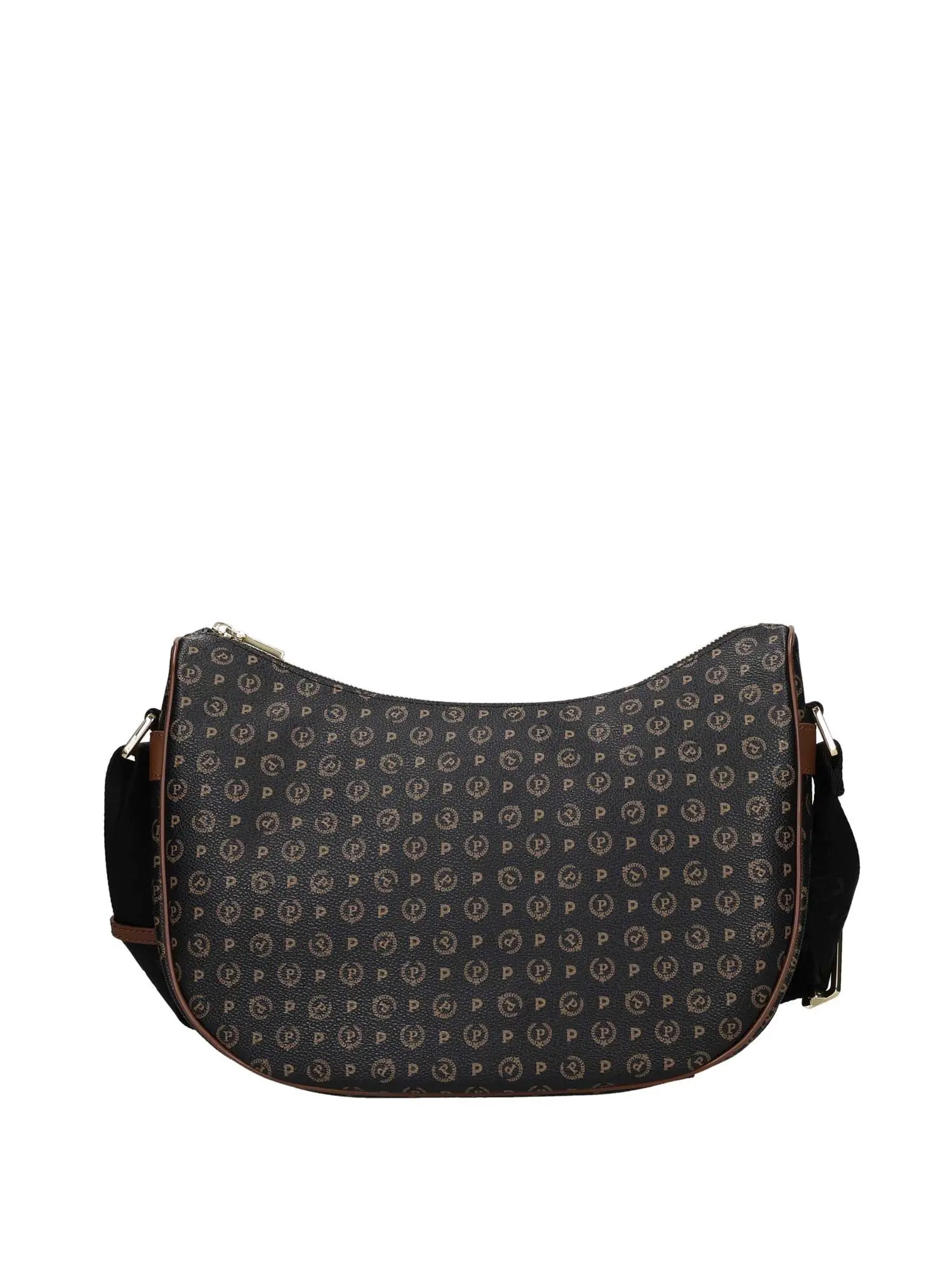 BORSA A SPALLA DONNA - POLLINI - TE8536PP0MQ11 - NERO/MARRONE, UNICA