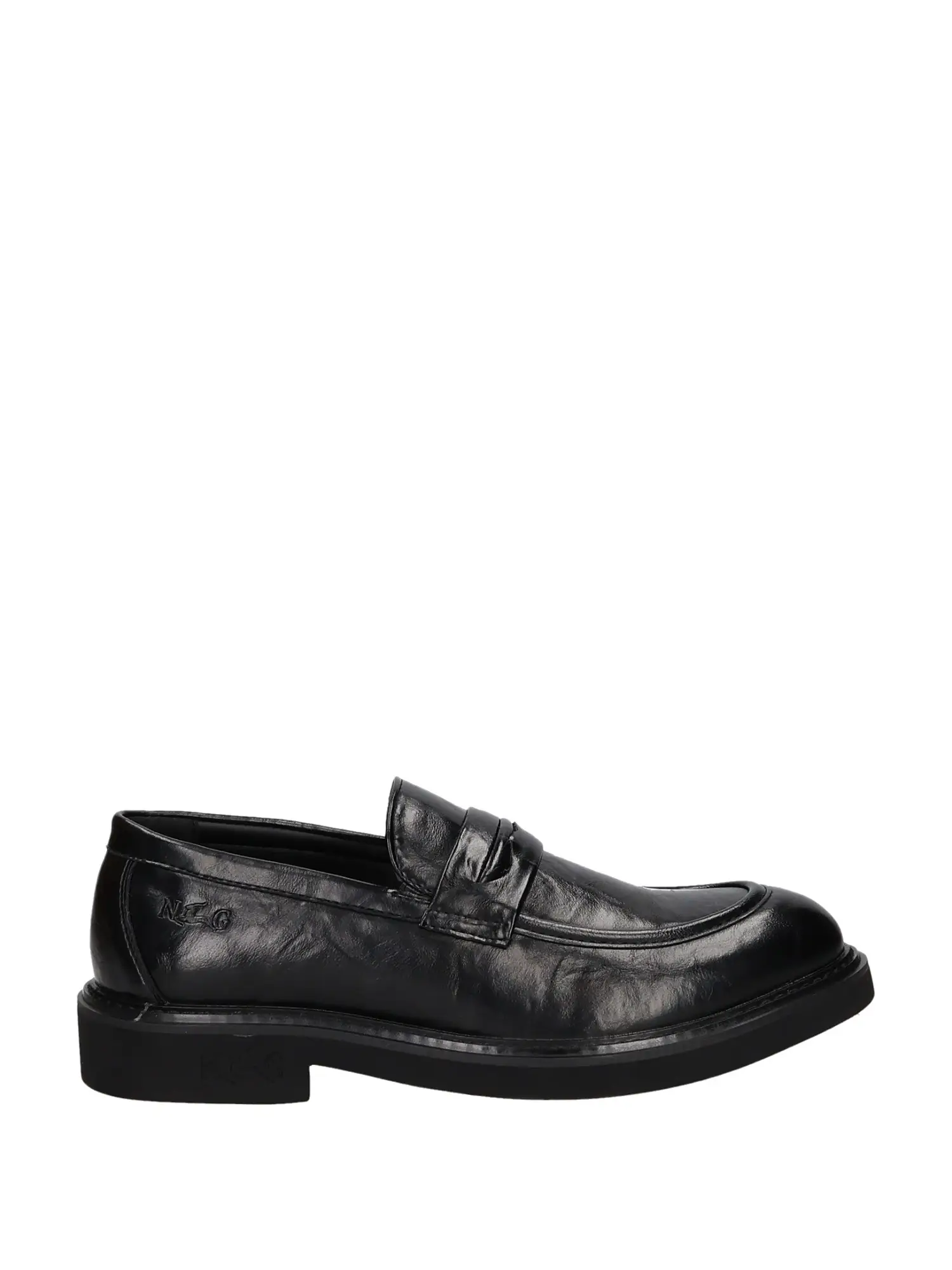 MOCASSINO UOMO - NAZARENO GABRIELLI - U502 - NERO, 44