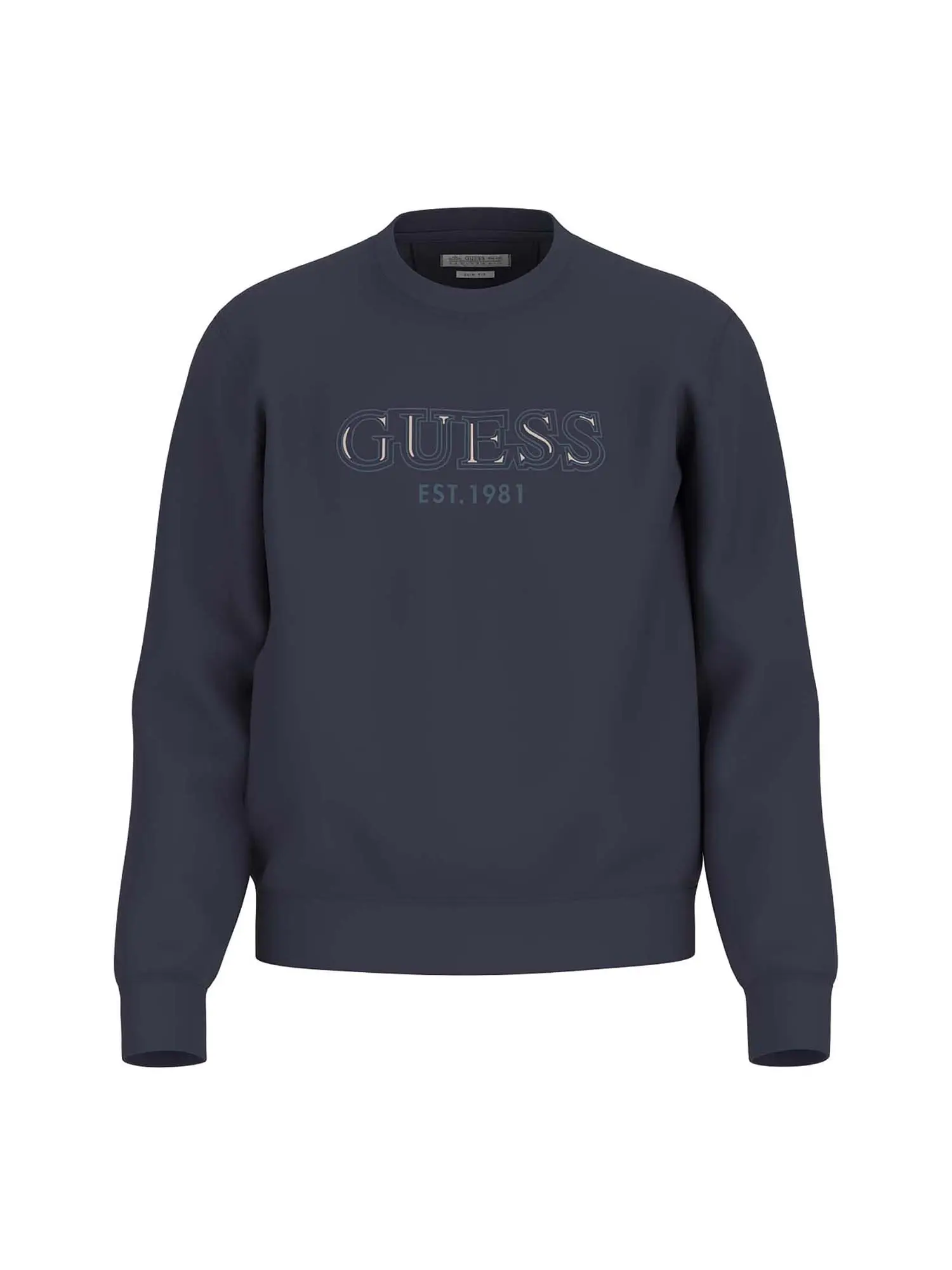 FELPA UOMO - GUESS APPAREL - M5BQ08 K9Z21 - BLU, L