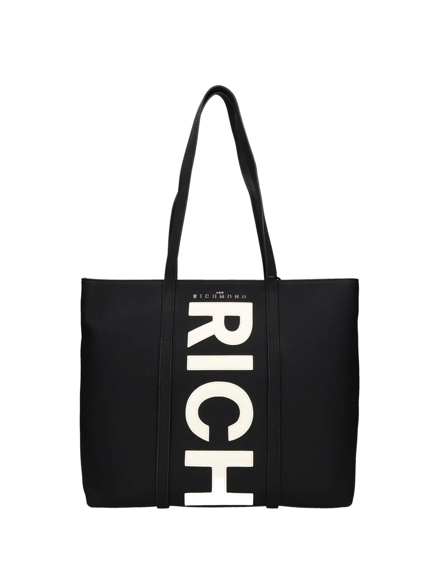 BORSA A SPALLA DONNA - JOHN RICHMOND - RWA25208BO - NERO/BIANCO, UNICA