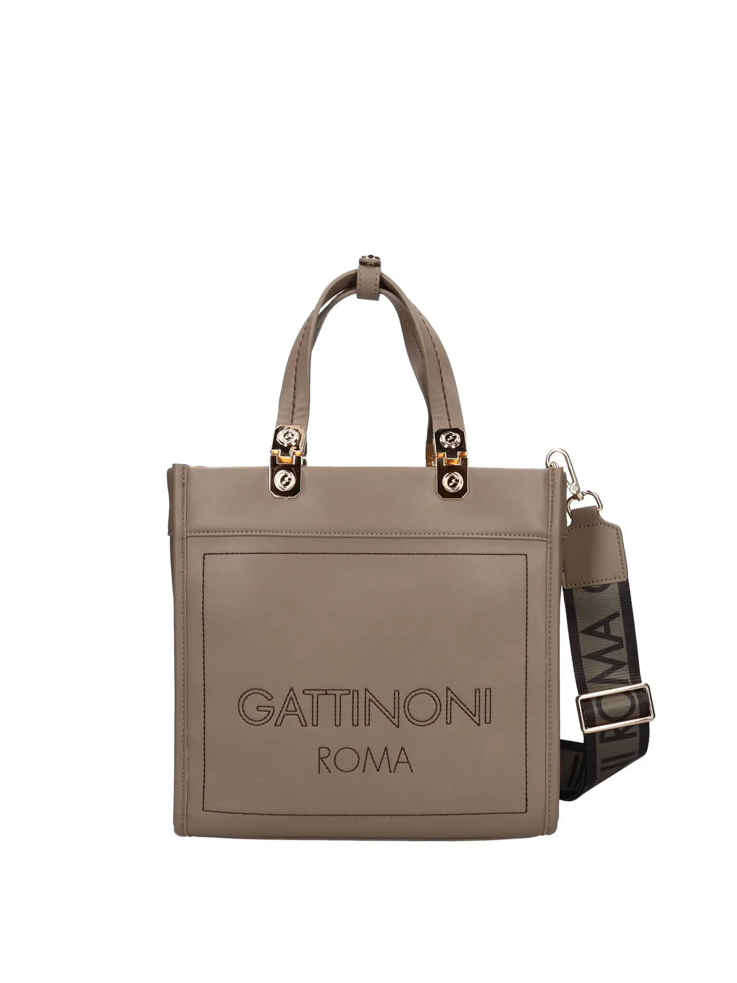 BORSA A MANO DONNA - GATTINONI ROMA - BINIA8446WVP - TAUPE, UNICA