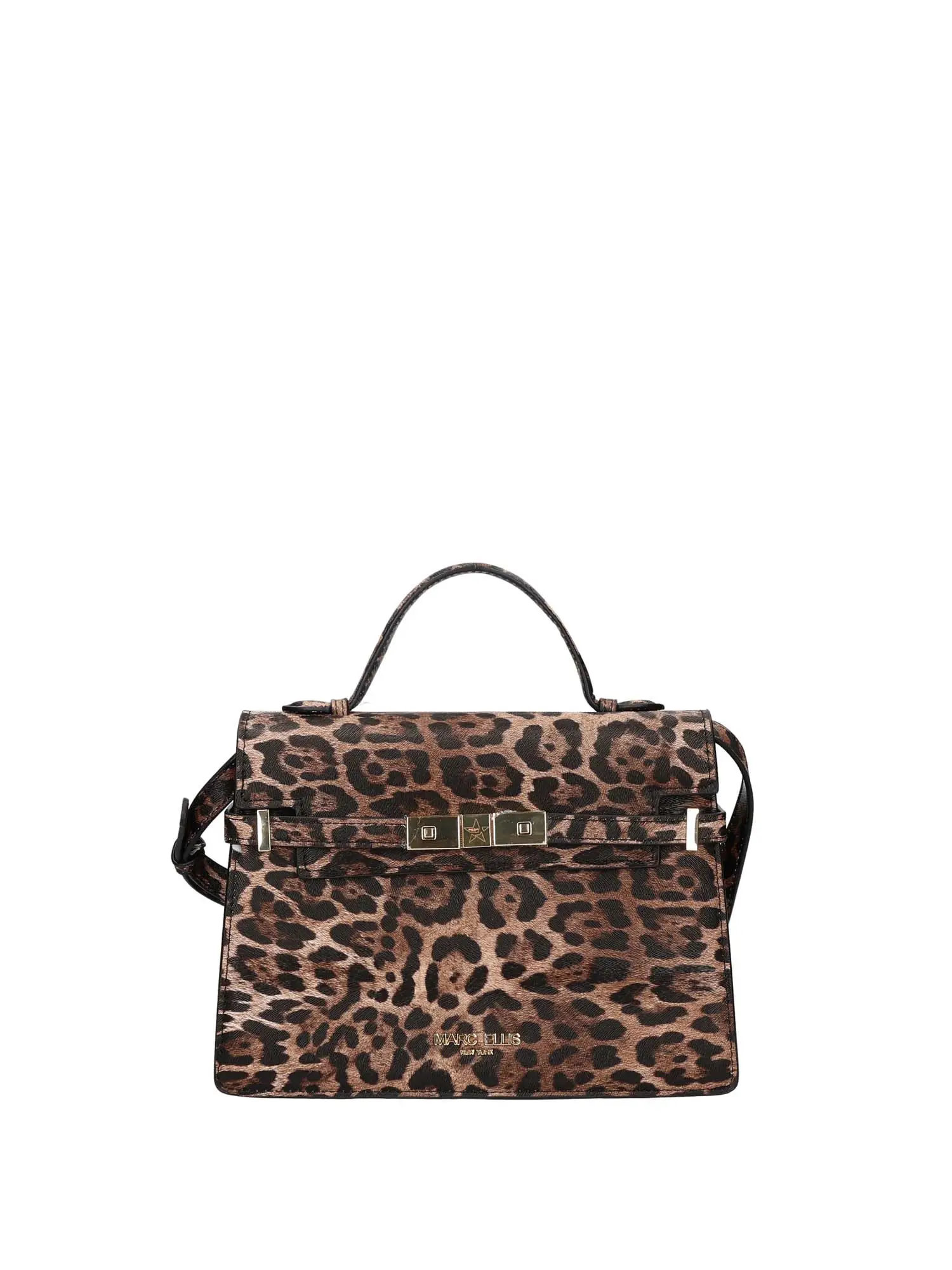 BORSA A MANO DONNA - MARC ELLIS - AROUND M 26 - LEOPARDO, UNICA