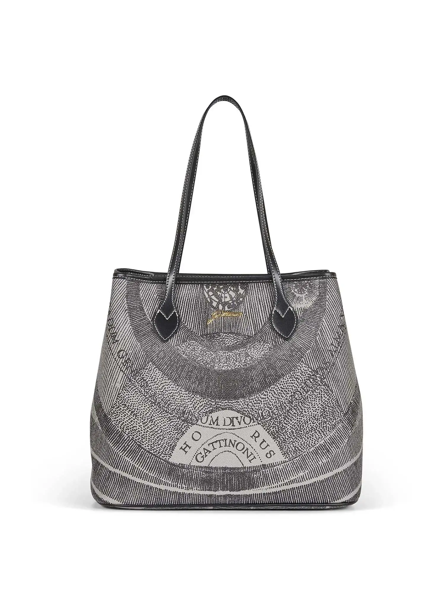 BORSA A SPALLA DONNA - GATTINONI - BIGPL6434WPQ - GRIGIO/NERO, UNICA