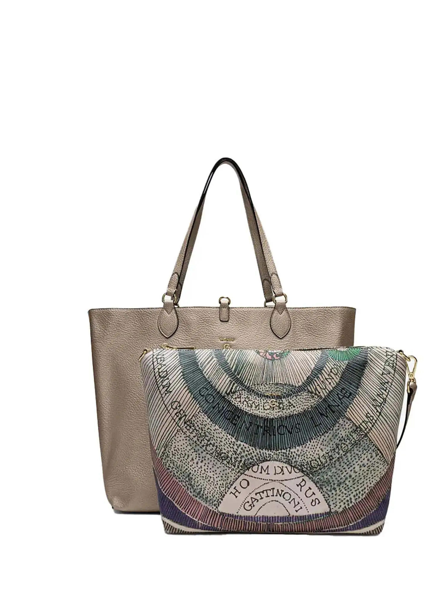 BORSA A MANO DONNA - GATTINONI - BIGP58170WVW - BRONZO, UNICA