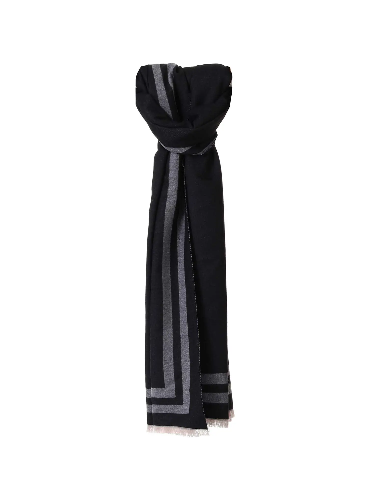 SCIARPA DONNA - LUMBERJACK - D803 - NERO, UNICA