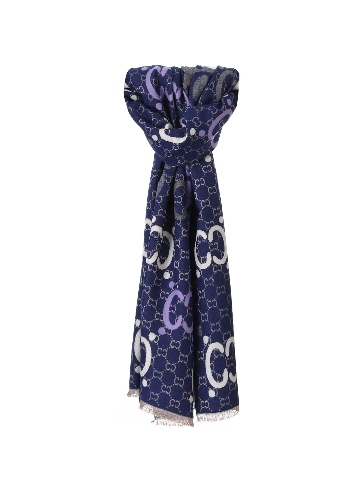 SCIARPA DONNA - LUMBERJACK - D805 - BLU, UNICA