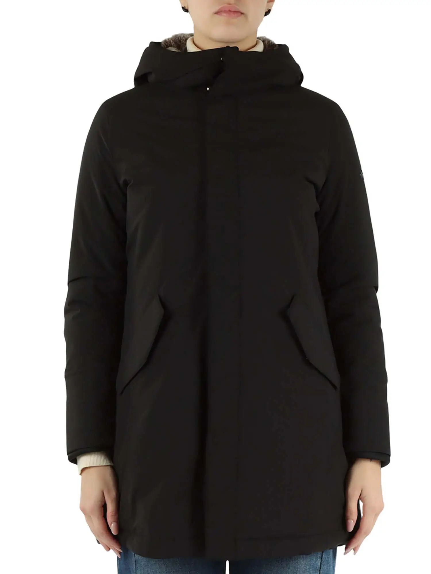 GIUBBOTTO DONNA - SUNSTRIPES - 25AD108 - NERO, L