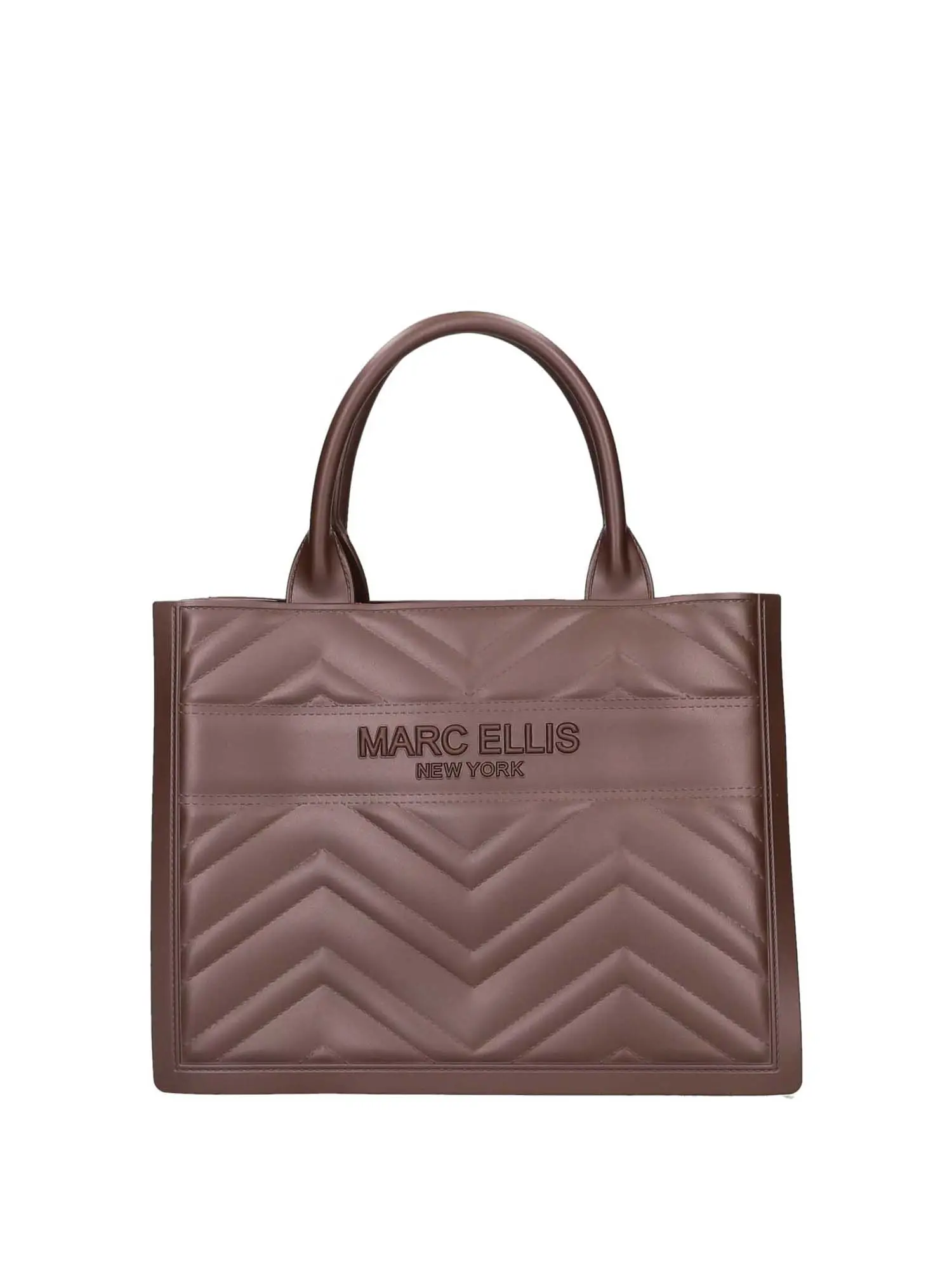 BORSA A MANO DONNA - MARC ELLIS - FLAT BUBY WAVE M_25 - MARRONE, UNICA