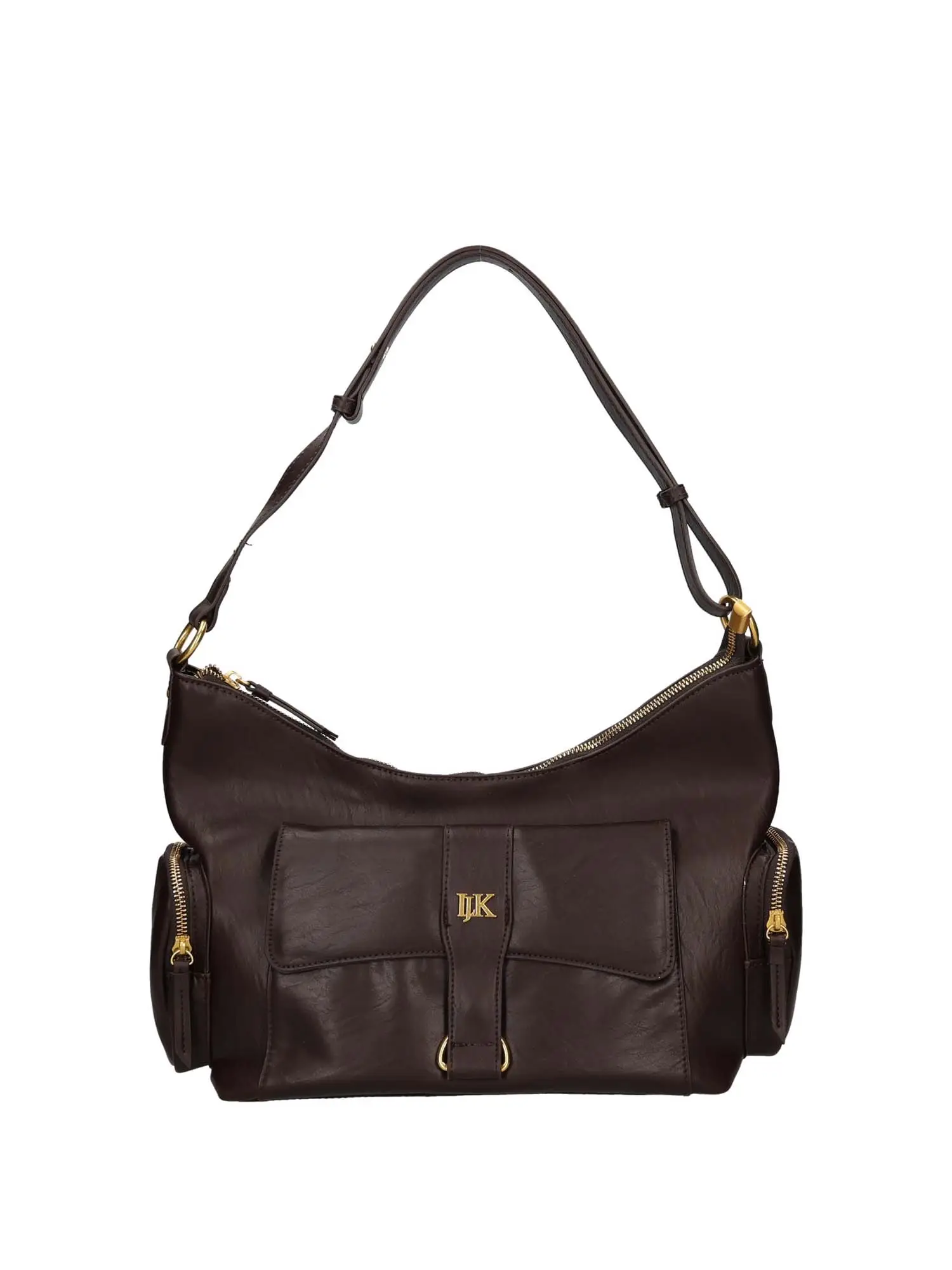 BORSA A SPALLA DONNA - LUMBERJACK - LKP04WBA1003 - MARRONE SCURO, UNICA